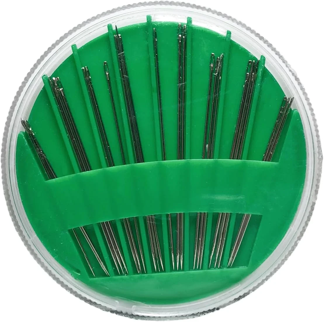 جعبه مداد رنگی JYC CREATIVE با 24 سوزن خیاطی برای خیاطی، روکش کردن، پارچه، تکه دوزی، لباس، خیاطی دستی و صنایع دستی، پروژه های نساجی، فولاد ضد زنگ (سبز 242)