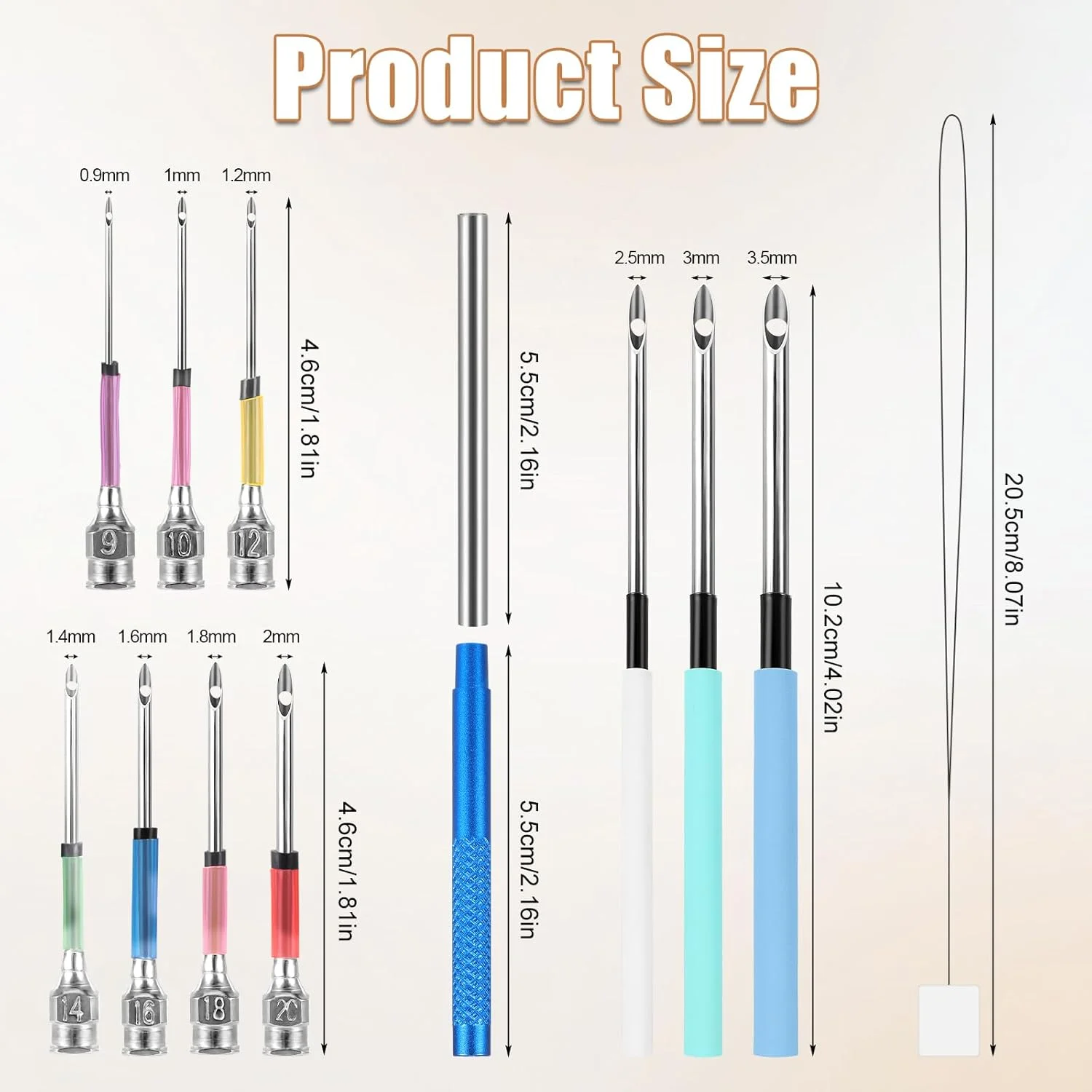 JSRQT ست سوزن پانچ جادویی 13 تکه برای گلدوزی، 7 سایز، قلم گلدوزی صنایع دستی، کیت های DIY، پانچ صنایع دستی، پانچ خیاطی JSRQT ست سوزن پانچ جادویی 13 تکه برای گلدوزی، 7 سایز، قلم گلدوزی صنایع دستی، کیت های DIY، پانچ صنایع دستی، پانچ خیاطی