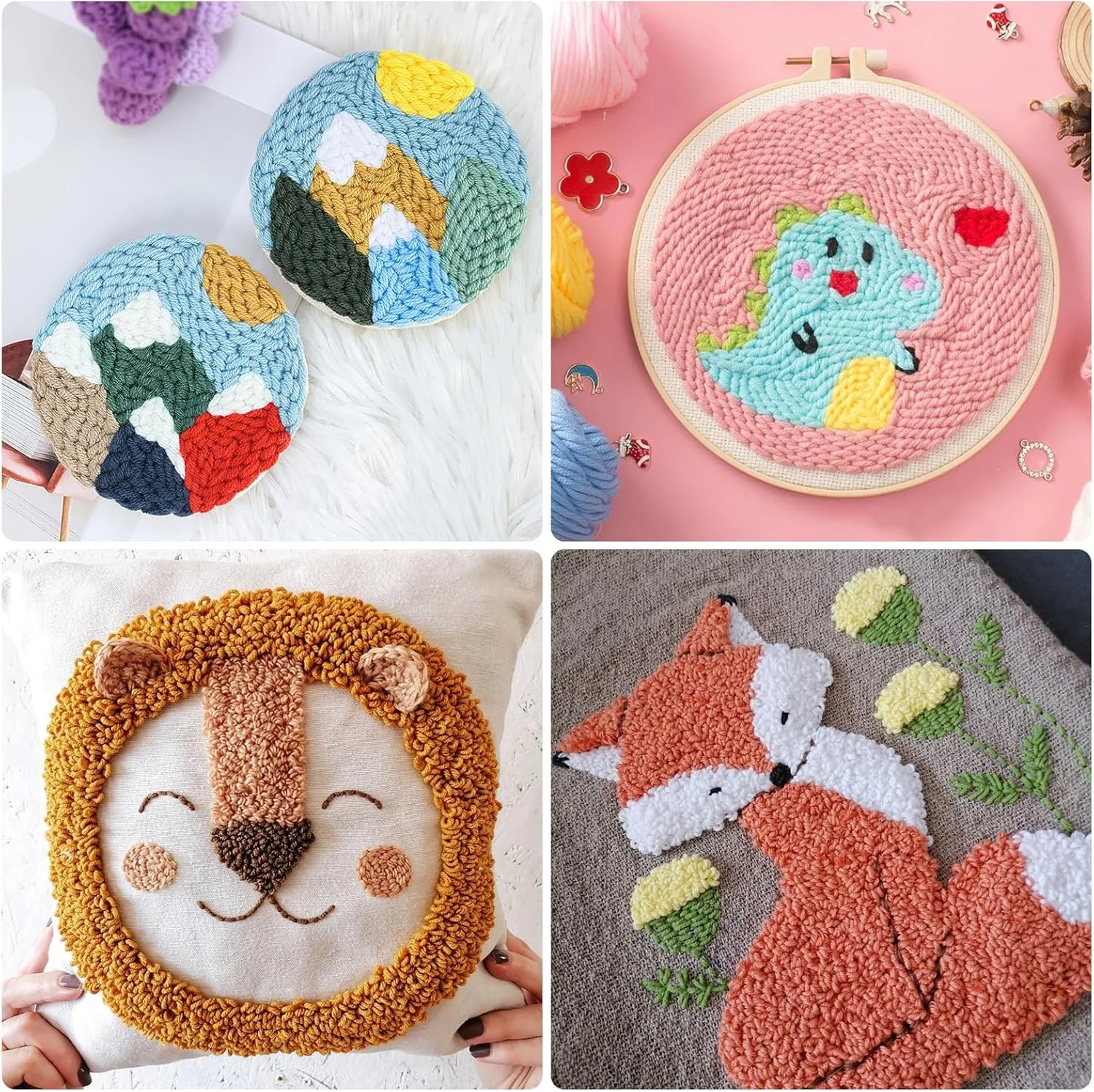 JSRQT ست سوزن پانچ جادویی 13 تکه برای گلدوزی، 7 سایز، قلم گلدوزی صنایع دستی، کیت های DIY، پانچ صنایع دستی، پانچ خیاطی JSRQT ست سوزن پانچ جادویی 13 تکه برای گلدوزی، 7 سایز، قلم گلدوزی صنایع دستی، کیت های DIY، پانچ صنایع دستی، پانچ خیاطی