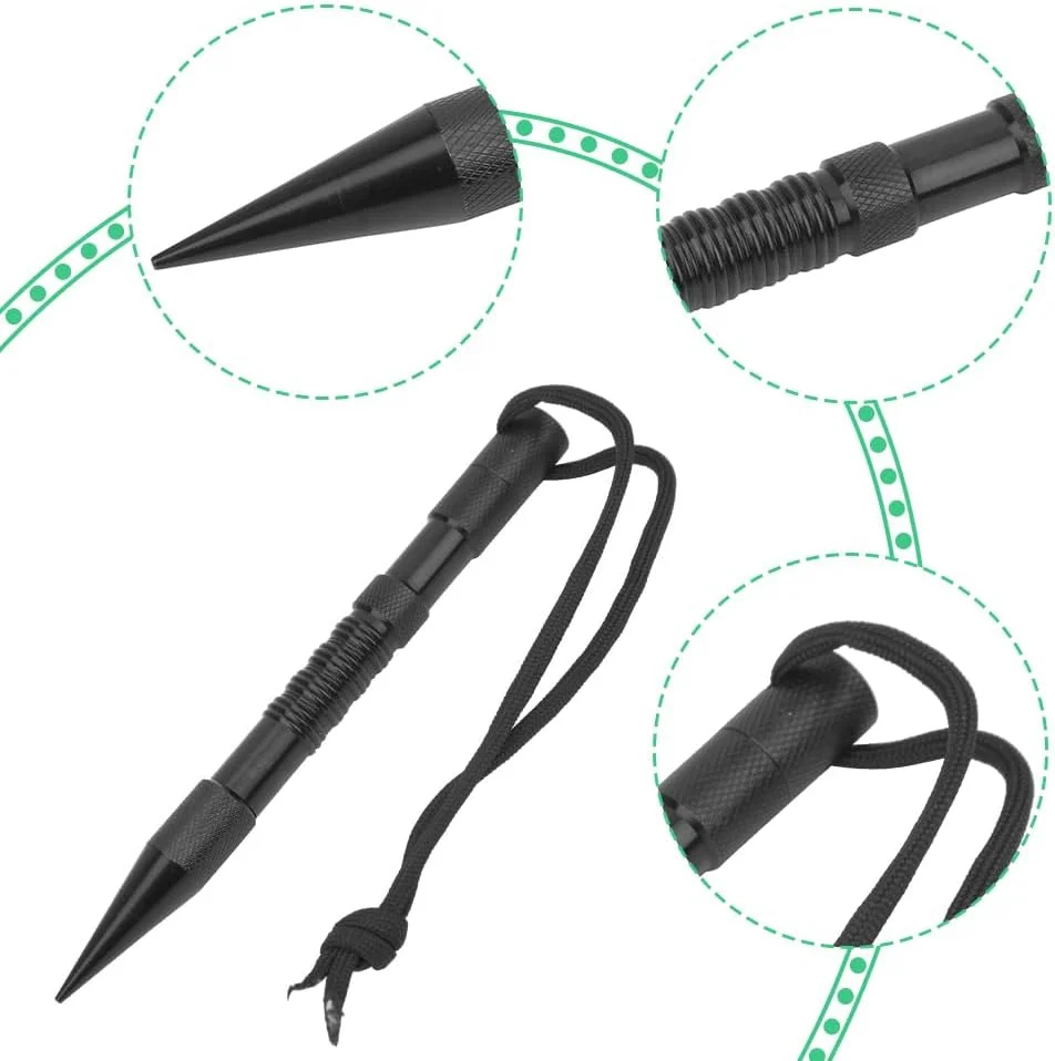 ست سوزن های بند پاراکورد Joyzan با ابزار صاف کننده و کیف برای دستبندهای DIY، تزئین لباس، بافت بند و طناب، 12 عدد مشکی ست سوزن های بند پاراکورد Joyzan با ابزار صاف کننده و کیف برای دستبندهای DIY، تزئین لباس، بافت بند و طناب، 12 عدد مشکی