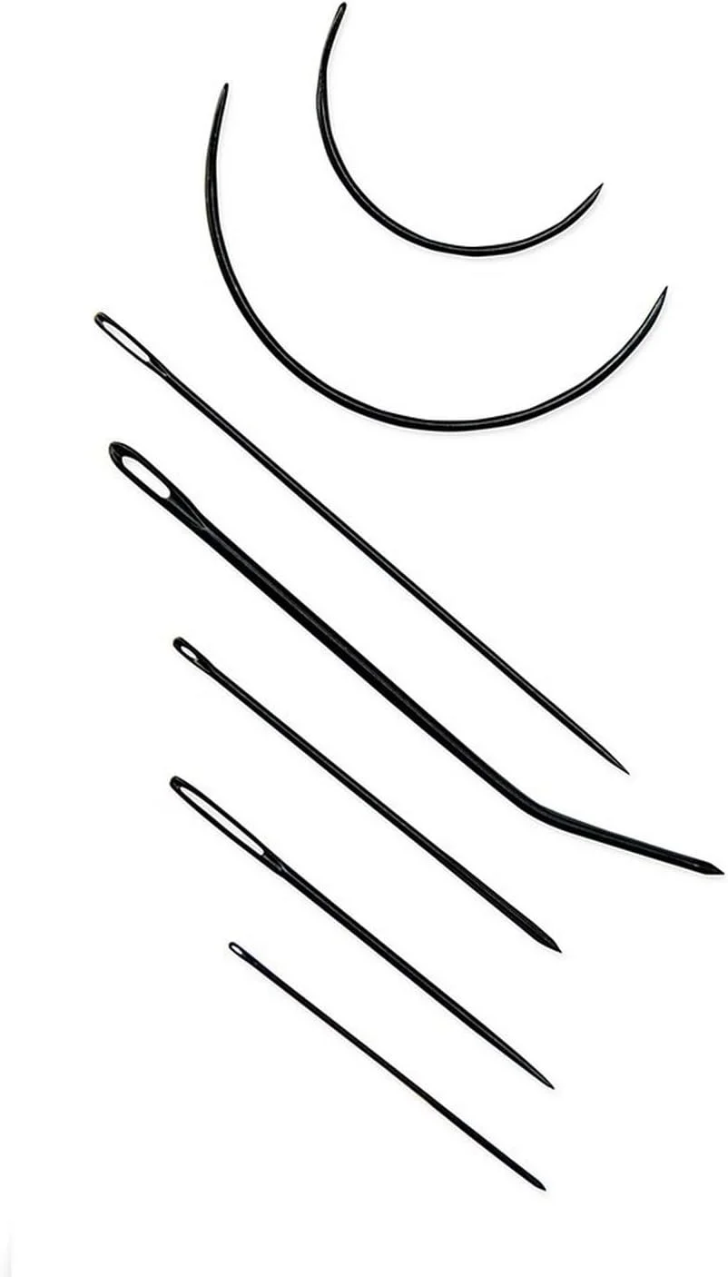 سوزن های دستی خیاطی JL Pony: تعمیر: مشکی با چشم سفید: متنوع