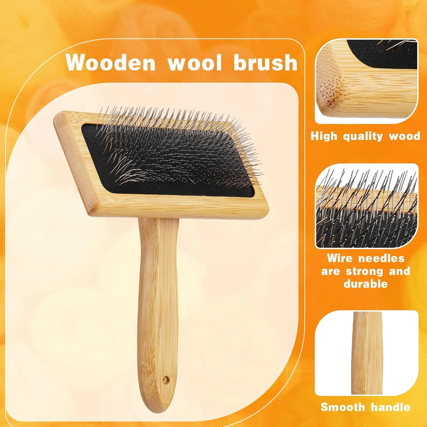 کدافیو 2 عدد کاردر پشمی، کاردر دستی برای نمد دوزی سوزنی پشم، برس کاردر پشمی چوبی نمد دوزی سوزنی با محافظ انگشت چرمی سوزن پشمی برای پروژه های نمد دوزی DIY کدافیو 2 عدد کاردر پشمی، کاردر دستی برای نمد دوزی سوزنی پشم، برس کاردر پشمی چوبی نمد دوزی سوزنی با محافظ انگشت چرمی سوزن پشمی برای پروژه های نمد دوزی DIY