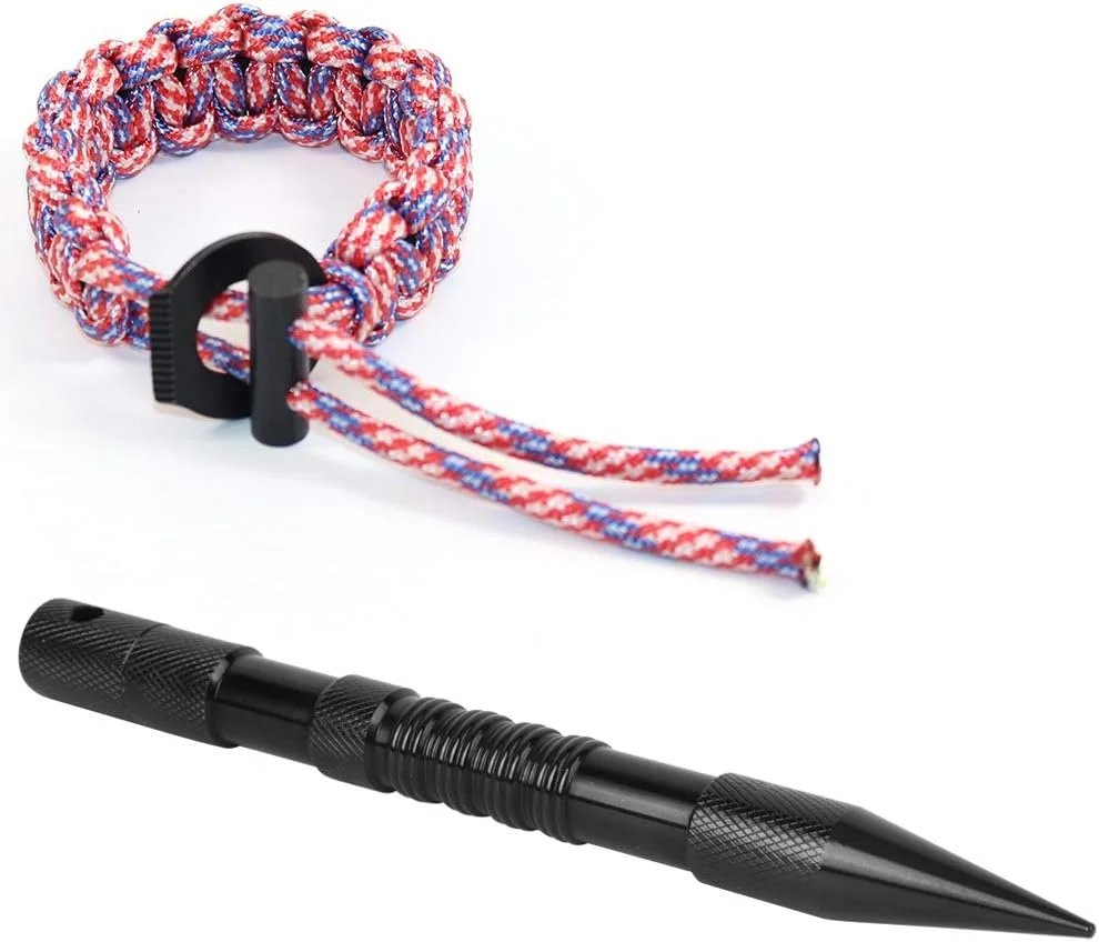 سوزن طناب پاراکورد KIMISS، ابزار بافت DIY کیت دستبندهای پاراکورد بافتنی سوزن بند زنی دستبند لوازم بخیه گاو