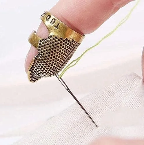 مجموعه سوزن های خود نخ (بسته 12 عددی) و انگشتانه برنجی (1، متوسط) Krisah مجموعه سوزن های خود نخ (بسته 12 عددی) و انگشتانه برنجی (1، متوسط) Krisah