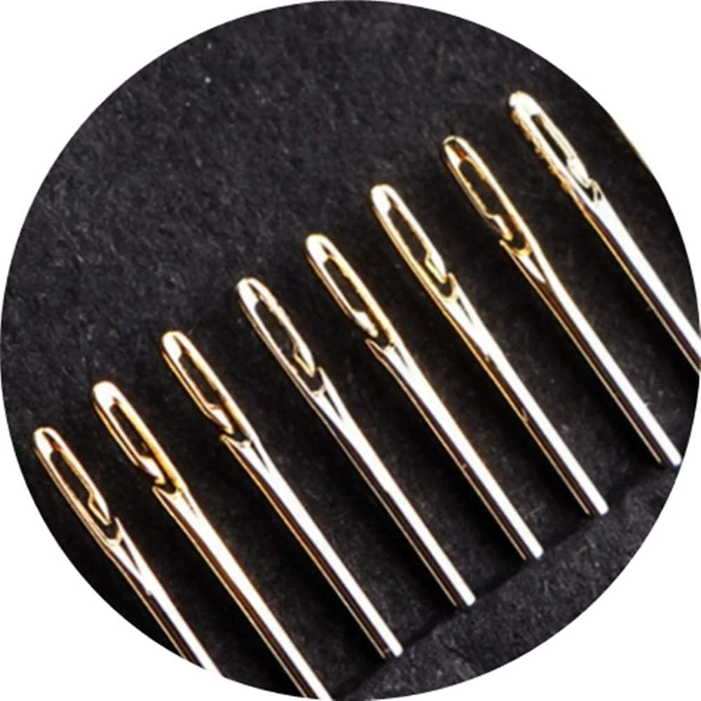 مجموعه سوزن های خود نخ (بسته 12 عددی) و انگشتانه برنجی (1، متوسط) Krisah مجموعه سوزن های خود نخ (بسته 12 عددی) و انگشتانه برنجی (1، متوسط) Krisah