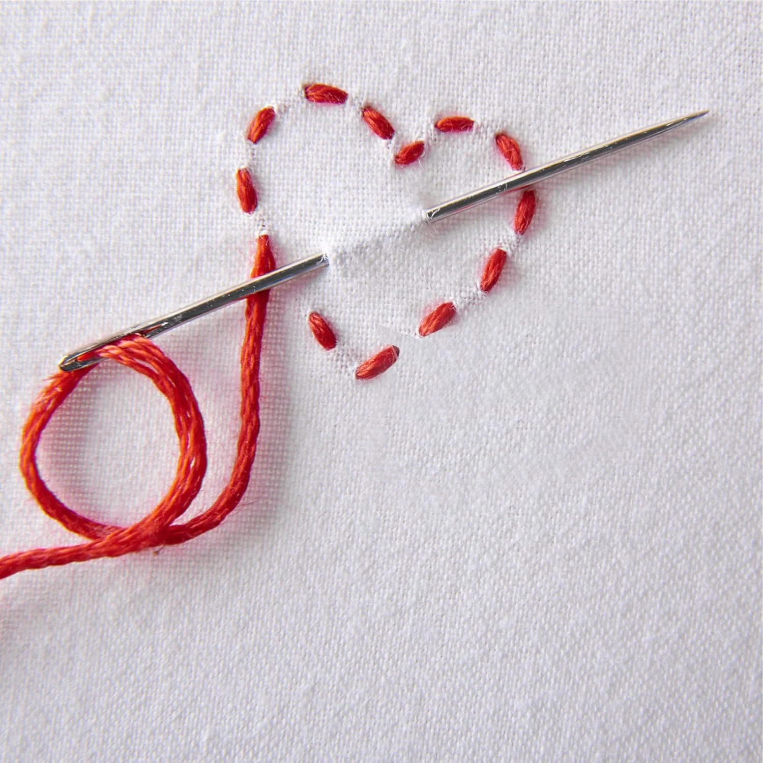 سوزن نخ KOSDFOGE، 20 عدد سوزن با چشم گرد بزرگ نقره ای برای گلدوزی و دوخت با طول 52 میلی متر، سوزن های ضخیم با چشم بزرگ برای نخ