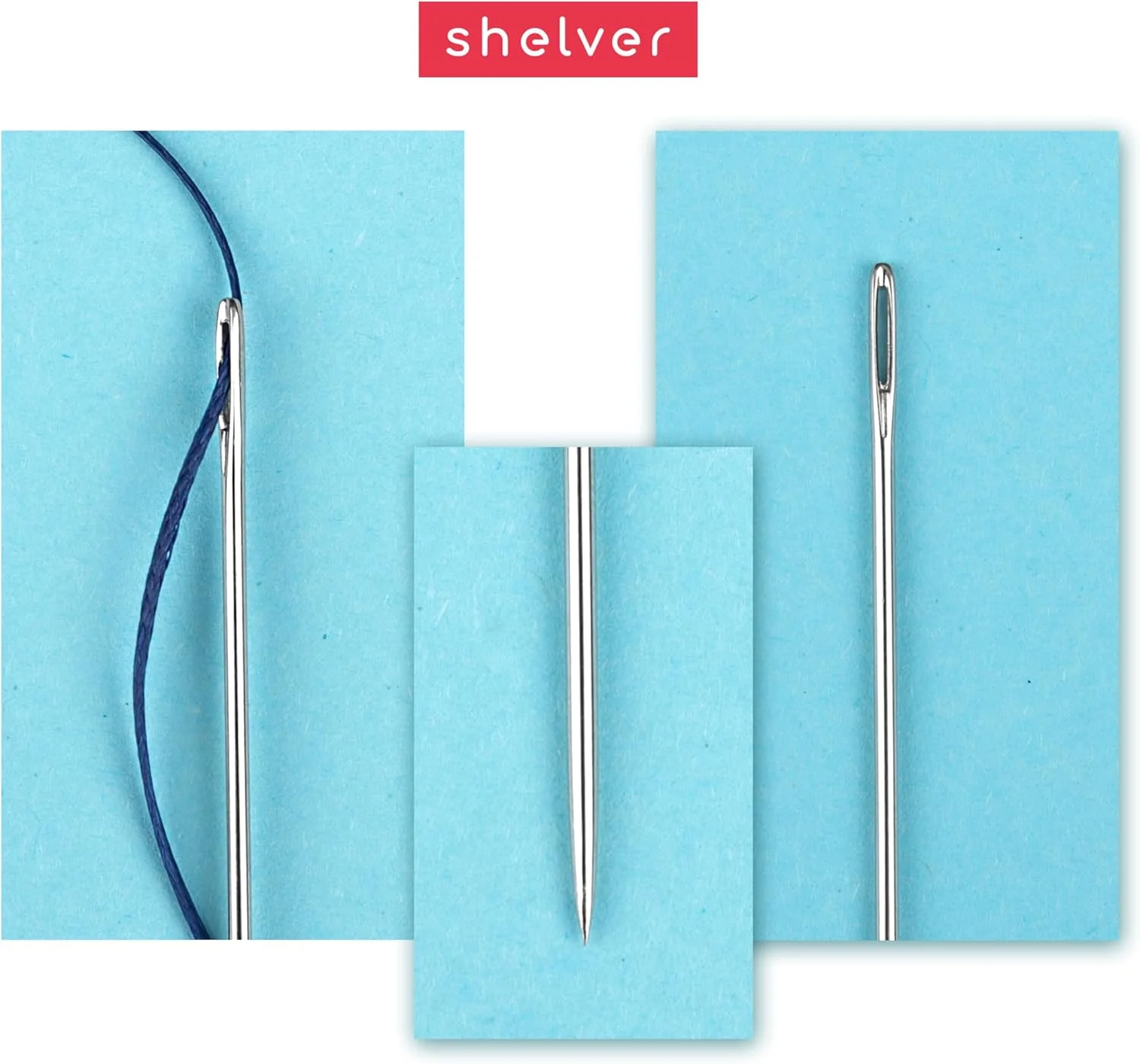 سوزن های خیاطی بزرگ، بسته 10 عددی، سوزن های لحاف دوزی 85 میلی متری سوزن های خیاطی بزرگ، بسته 10 عددی، سوزن های لحاف دوزی 85 میلی متری