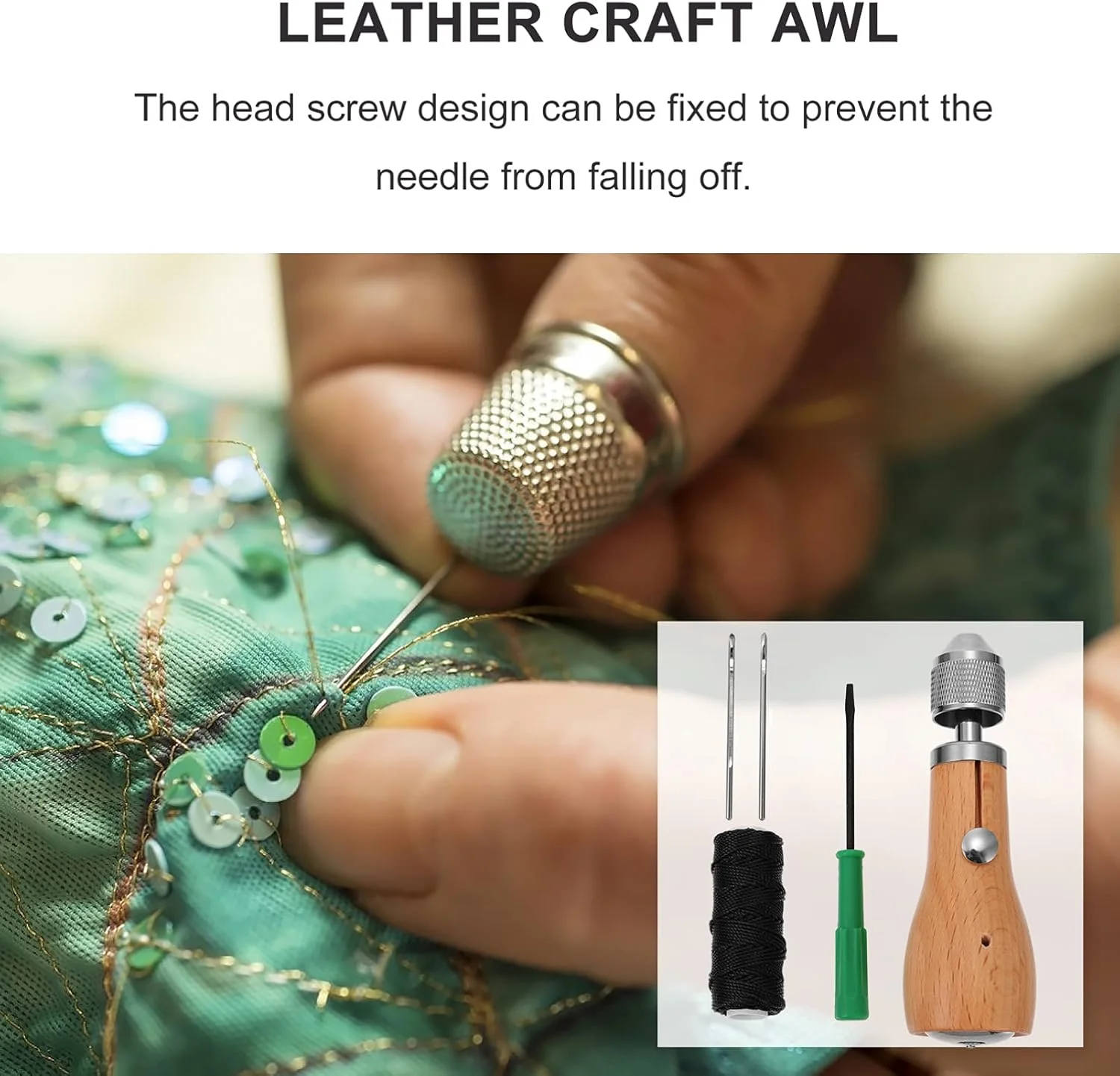 ست ابزار دوخت چرم دستی با سوزن، ابزار دوخت چرم دستی، لوازم صنایع دستی چرم DIY ست ابزار دوخت چرم دستی با سوزن، ابزار دوخت چرم دستی، لوازم صنایع دستی چرم DIY