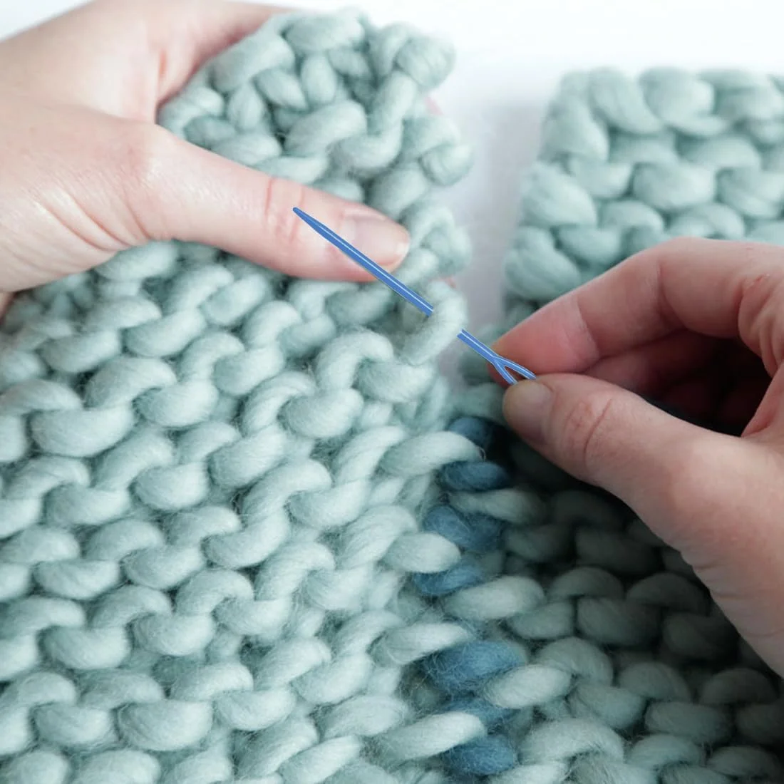 سوزن های خیاطی LQIOACU، سوزن پشمی، سوزن بافندگی، 100 عدد، ایمن و قابل اعتماد، برای پروژه های DIY، ساخت هدیه، خیاطی، کوک متقاطع