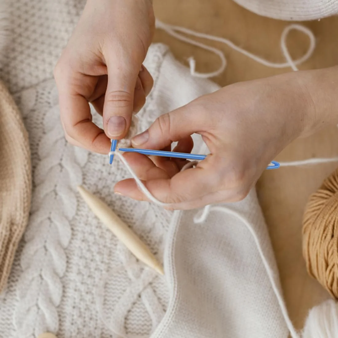 سوزن های خیاطی LQIOACU، سوزن پشمی، سوزن بافندگی، 100 عدد، ایمن و قابل اعتماد، برای پروژه های DIY، ساخت هدیه، خیاطی، کوک متقاطع