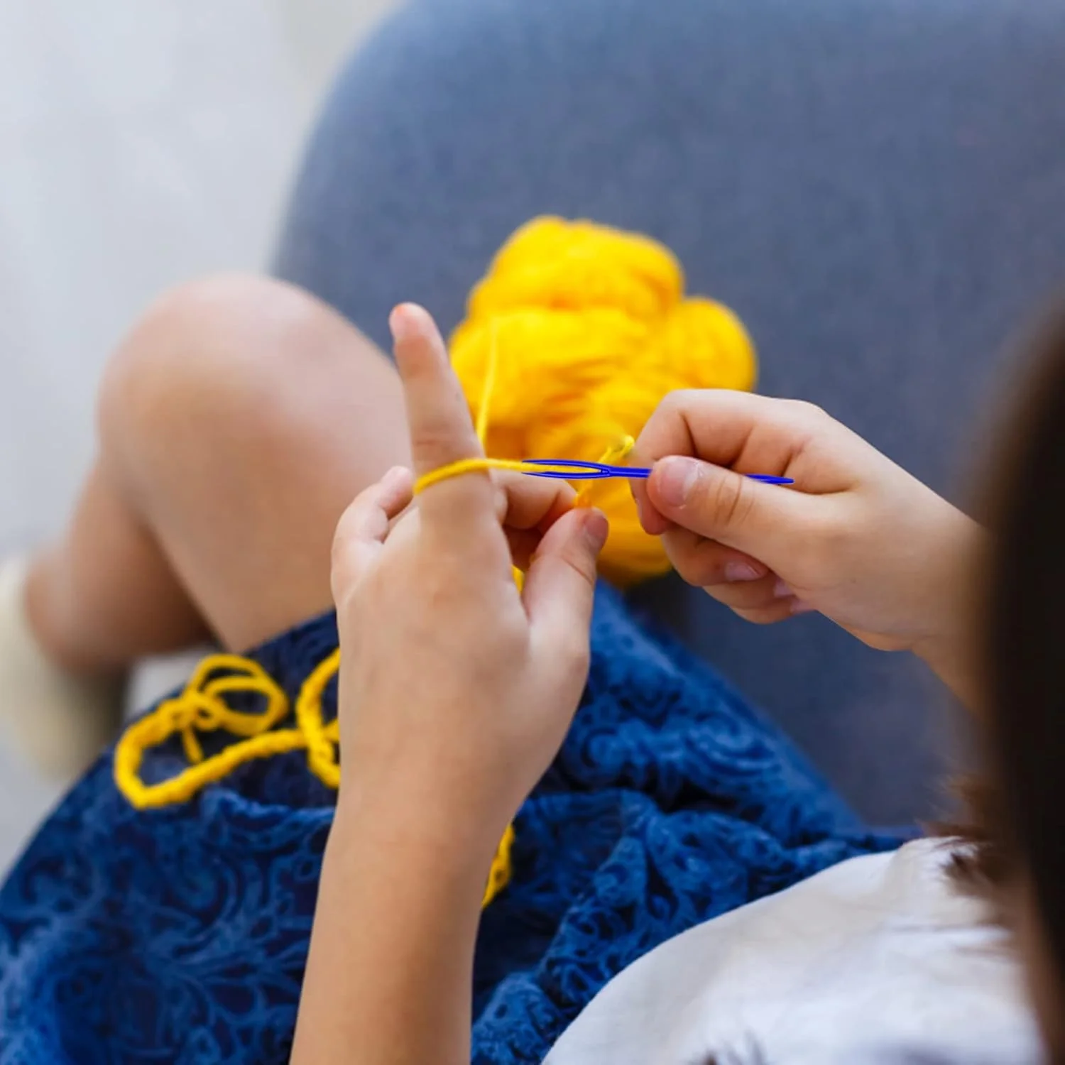 سوزن های پلاستیکی بندکشی ایمنی LoveInUSA برای خیاطی صنایع دستی (100 عدد) - چند رنگ