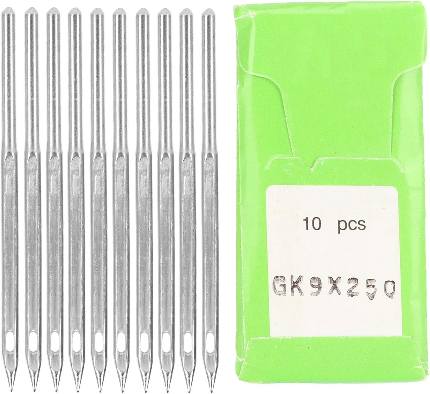 NDNCZDHC سوزن چرخ خیاطی گلدوزی 10 عددی، مجموعه سوزن خیاطی فولادی 5 سانتی متری برای دستگاه بسته بندی سری Flyingman 9 (Gk9*250)