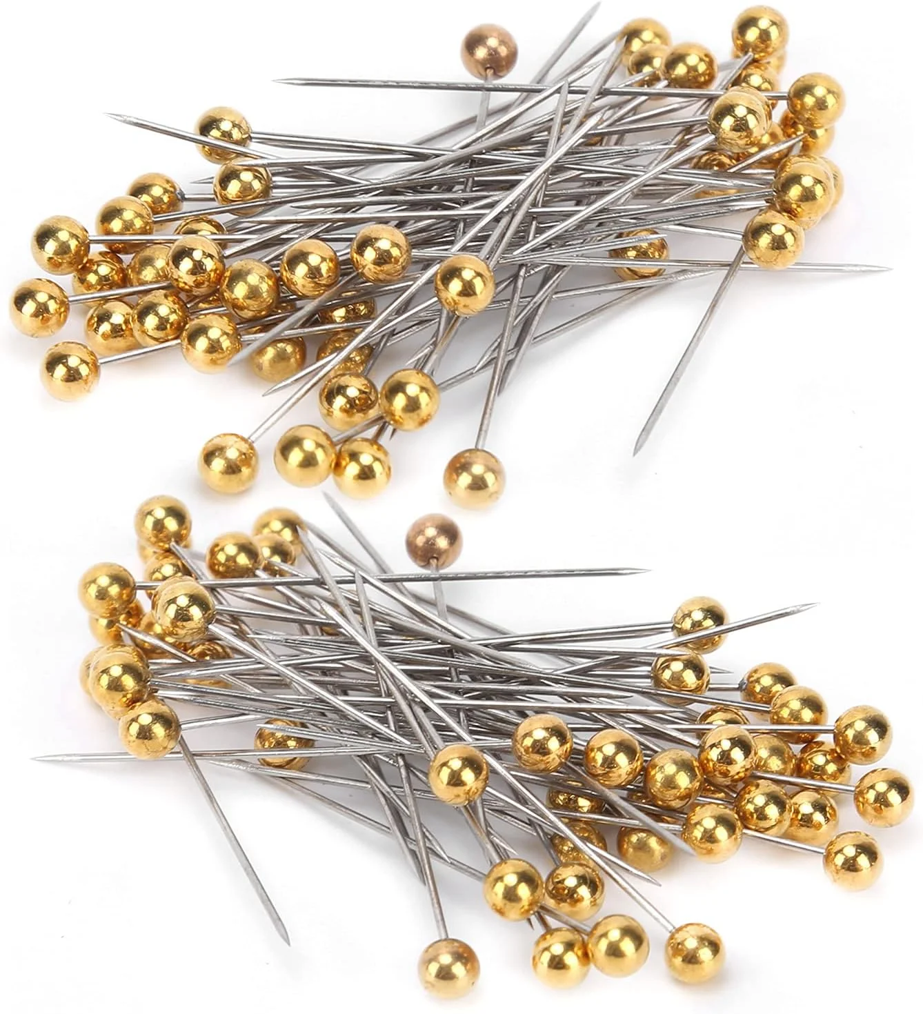 بسته 100 عددی سوزن خیاطی، غیر قابل خم شدن، مقاوم در برابر درجه حرارت بالا، سوزن های مستقیم