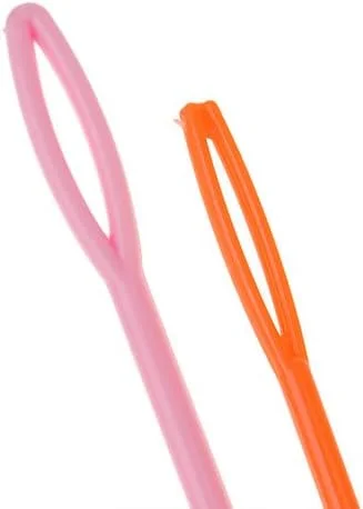 پانیتو 6 عدد سوزن پلاستیکی خیاطی دستی در 2 سایز مختلف