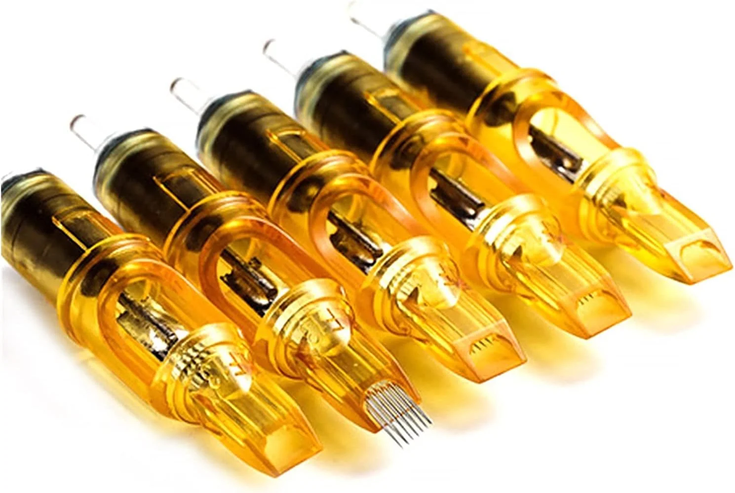 کیت لوازم PEHUB شامل 20 عدد کارتریج سوزنی 3RL 5RL RS گرد لاینر و شیدر برای لوازم سوزن کارتریج آرایش دائم برای دستگاه (سایز: 3rs)