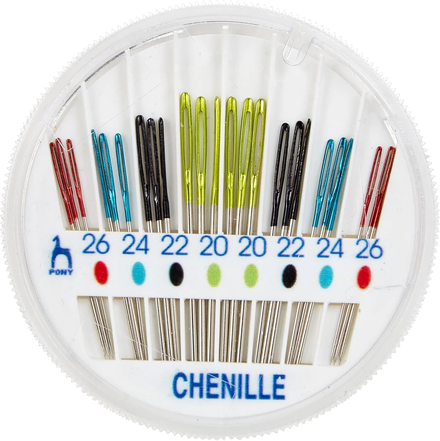 جعبه سوزن خیاطی دستی Pony Eye: شنل، چند رنگ