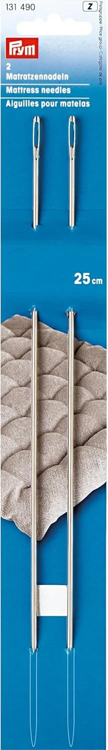 سوزن تشک دوزی پریم 25 سانتی متر، فلزی، نقره ای، 30.2 x 4.5 x 0.3 سانتی متر