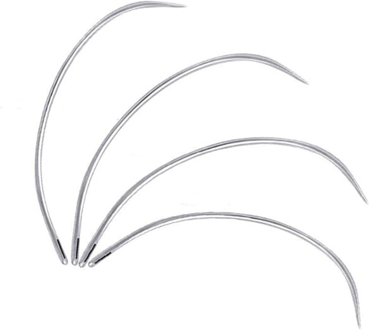 سوزن های خیاطی چرمی منحنی نقره ای Sluswallow، 4 عددی، سنگین، بافندگی، ساخت چرم سوزن های خیاطی چرمی منحنی نقره ای Sluswallow، 4 عددی، سنگین، بافندگی، ساخت چرم