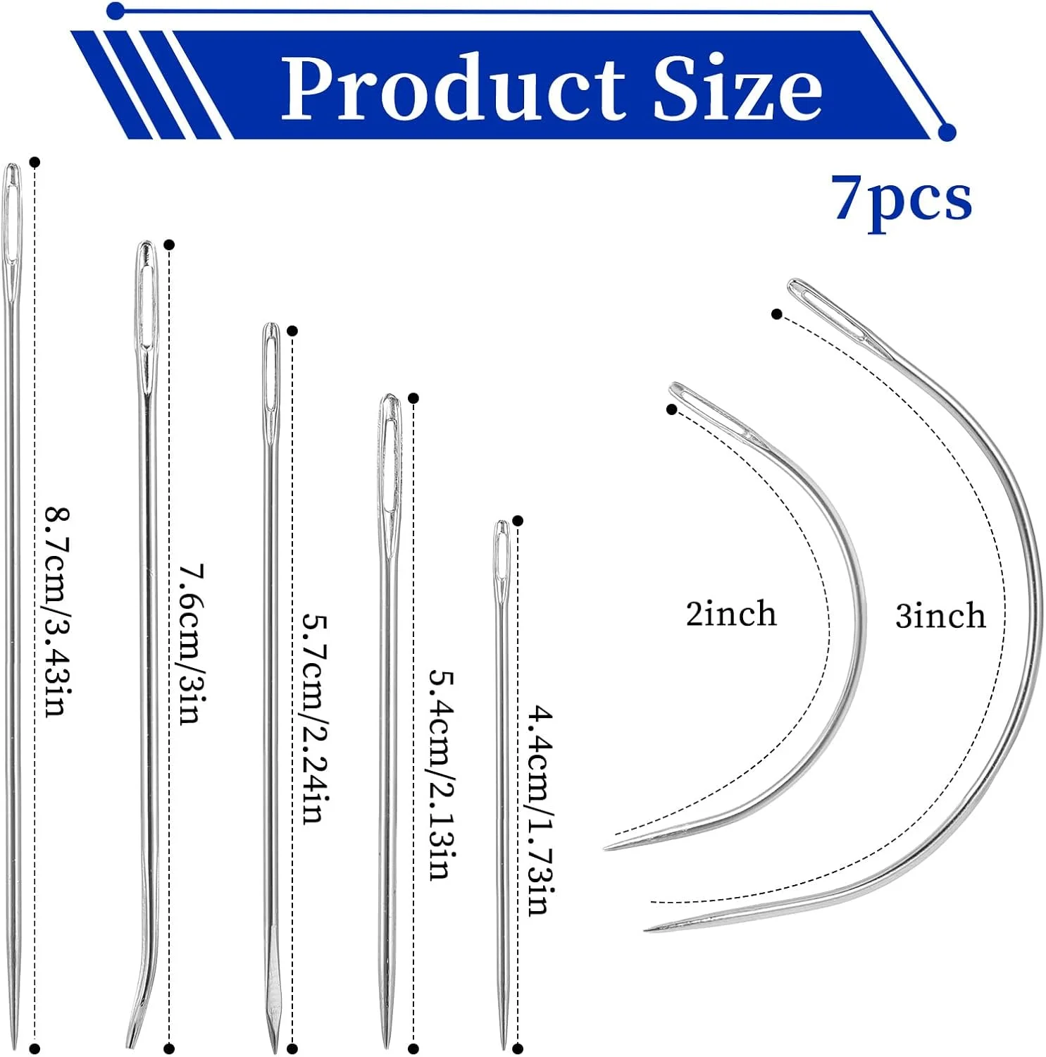 بسته 7 عددی سوزن چرمی Sliverdew، سوزن های چرمی نخ زین، سوزن های C، سوزن های خیاطی چندگانه، سوزن خیاطی منحنی چرم برای کیف پول، کوله پشتی، کفش، روکش، فرش، تعمیر بوم بسته 7 عددی سوزن چرمی Sliverdew، سوزن های چرمی نخ زین، سوزن های C، سوزن های خیاطی چندگانه، سوزن خیاطی منحنی چرم برای کیف پول، کوله پشتی، کفش، روکش، فرش، تعمیر بوم