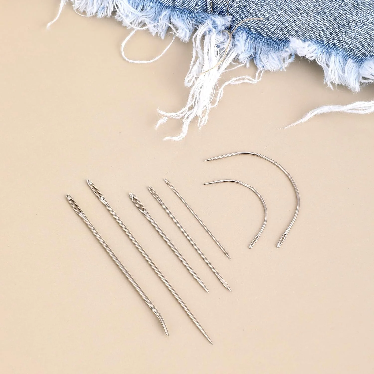 بسته 7 عددی سوزن چرمی Sliverdew، سوزن های چرمی نخ زین، سوزن های C، سوزن های خیاطی چندگانه، سوزن خیاطی منحنی چرم برای کیف پول، کوله پشتی، کفش، روکش، فرش، تعمیر بوم بسته 7 عددی سوزن چرمی Sliverdew، سوزن های چرمی نخ زین، سوزن های C، سوزن های خیاطی چندگانه، سوزن خیاطی منحنی چرم برای کیف پول، کوله پشتی، کفش، روکش، فرش، تعمیر بوم