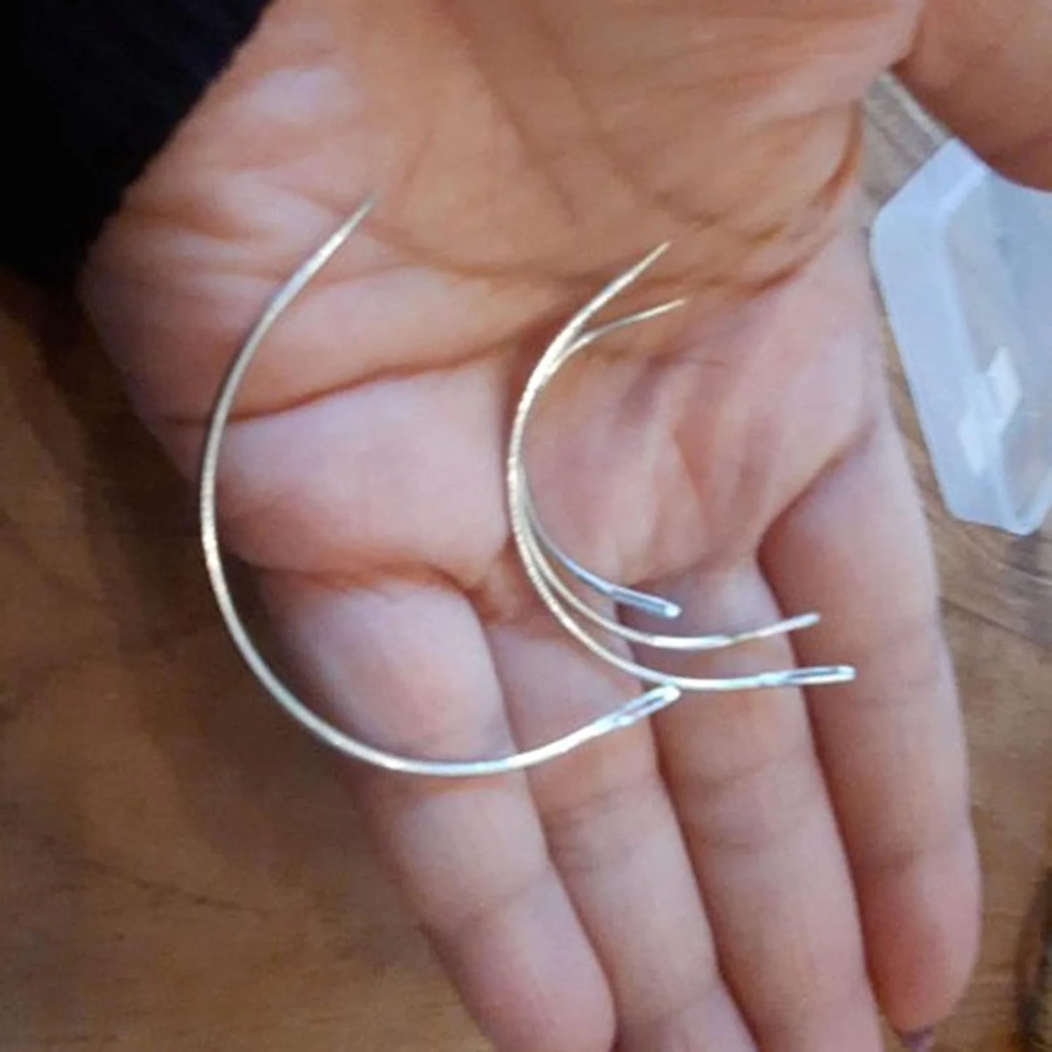 سوزن های خیاطی چرمی منحنی نقره ای Sluswallow، 4 عددی، سنگین، بافندگی، ساخت چرم سوزن های خیاطی چرمی منحنی نقره ای Sluswallow، 4 عددی، سنگین، بافندگی، ساخت چرم