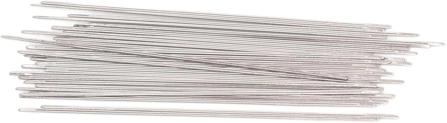 سوزن مهره استیل 30 عددی، سوزن های گلدوزی مهره ای چشم بزرگ برای ساخت جواهرات، نخ کردن آسان مهره های مختلف، مناسب برای اکثر صحنه ها سوزن مهره استیل 30 عددی، سوزن های گلدوزی مهره ای چشم بزرگ برای ساخت جواهرات، نخ کردن آسان مهره های مختلف، مناسب برای اکثر صحنه ها