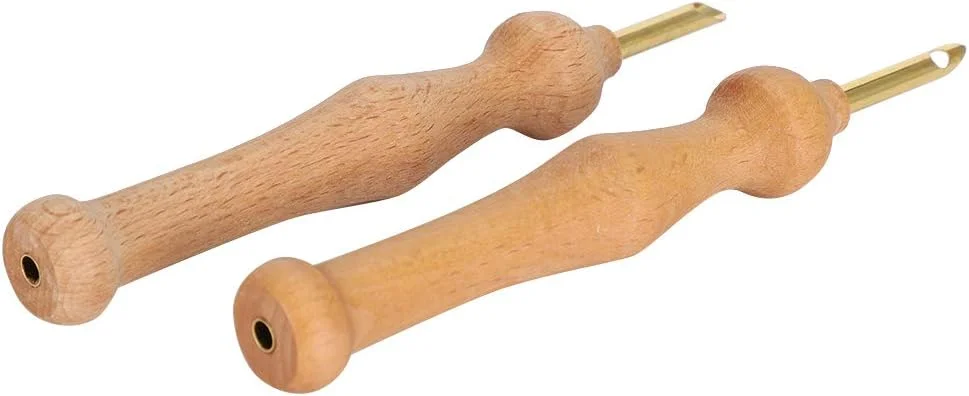 قاب سوزن پانچ، ابزار سوزن پانچ با نخکن، قلم گلدوزی بافتنی سوزن پانچ قابل حمل با دسته چوبی، نخ سوزن پانچ برای دوخت نمدی کاردستی DIY قاب سوزن پانچ، ابزار سوزن پانچ با نخکن، قلم گلدوزی بافتنی سوزن پانچ قابل حمل با دسته چوبی، نخ سوزن پانچ برای دوخت نمدی کاردستی DIY