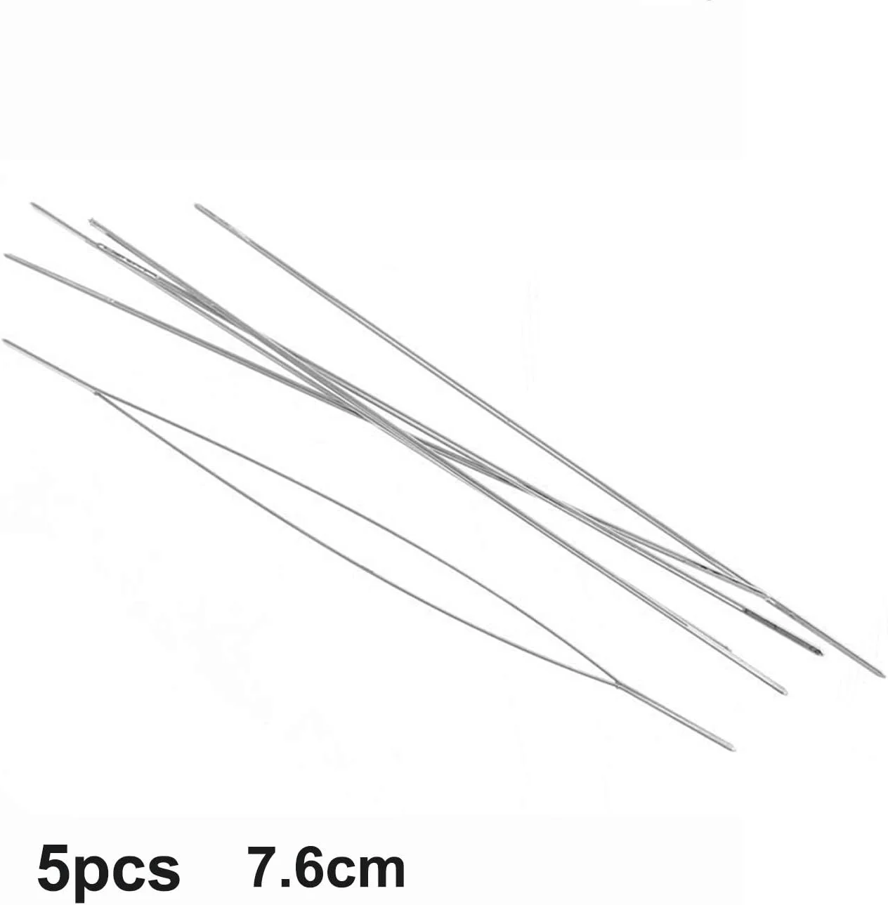 ۵ عدد سوزن مهره دوزی DIY، سوزن های نخ کشی برای ساخت مهره، سوزن گلدوزی دست ساز، لوازم سوزن مهره دوزی DIY