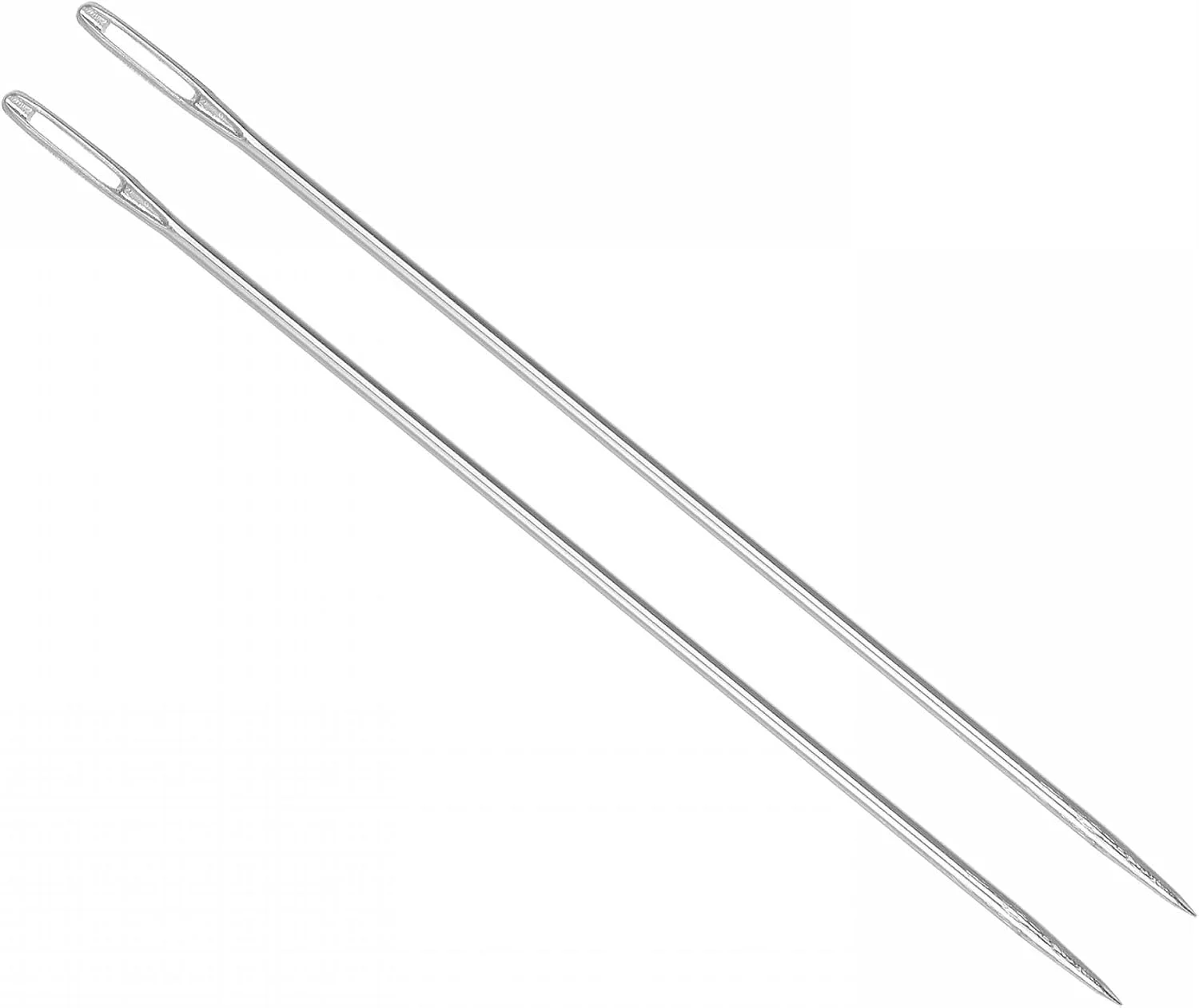 سوزن های خیاطی مستقیم بلند استیل ضد زنگ یونیفیز 3.94 اینچی با چشم بزرگ، سوزن های مهره دوزی گلدوزی برای نخ کاردستی DIY، 40 عدد