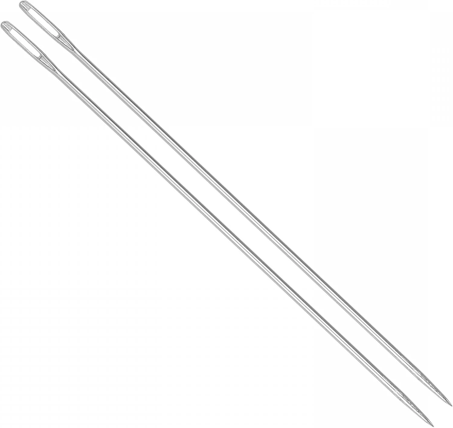 سوزن های خیاطی مستقیم بلند استیل ضد زنگ یونیفیز 6.89 اینچی با چشم بزرگ برای گلدوزی و مهره دوزی صنایع دستی DIY، 20 عدد