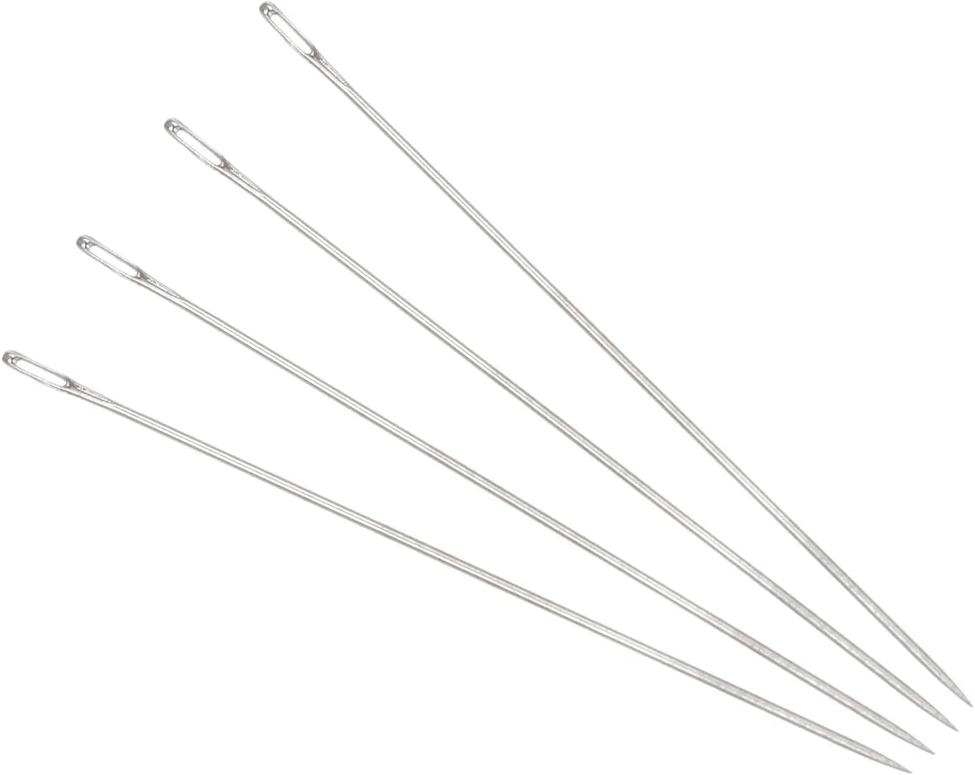 سوزن های خیاطی مستقیم بلند استیل ضد زنگ یونیفیز، مناسب گلدوزی و مهره دوزی برای کارهای دستی و نخ، 30 عددی، سایز 1.57 اینچ