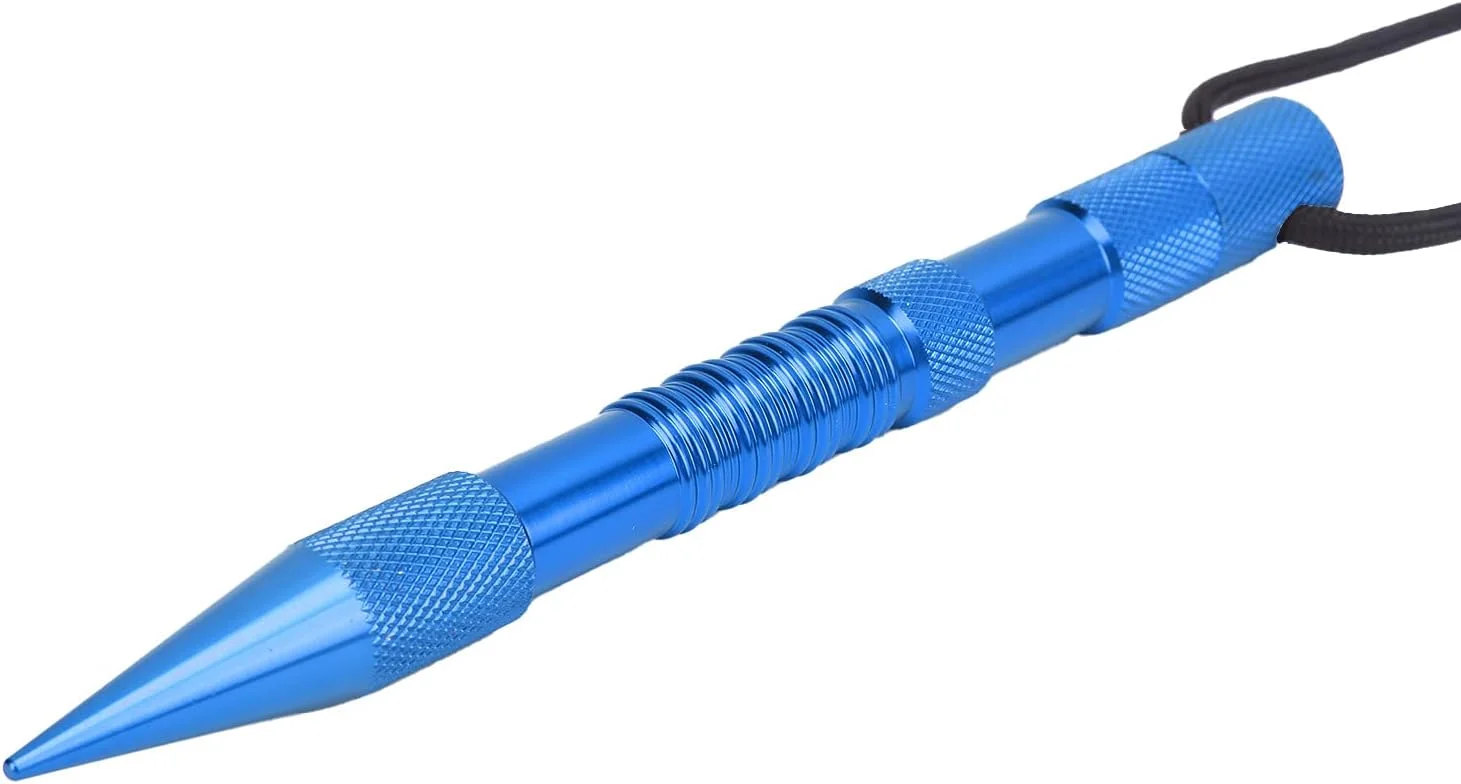 کیت جیگ دستبند USIFAZ، سبک وزن، صیقلی، استفاده راحت، مجموعه سوزن طناب چتر نجات برای دوخت، ابزار کروچت برای دستبند طناب چتر (رنگ: آبی تکی)