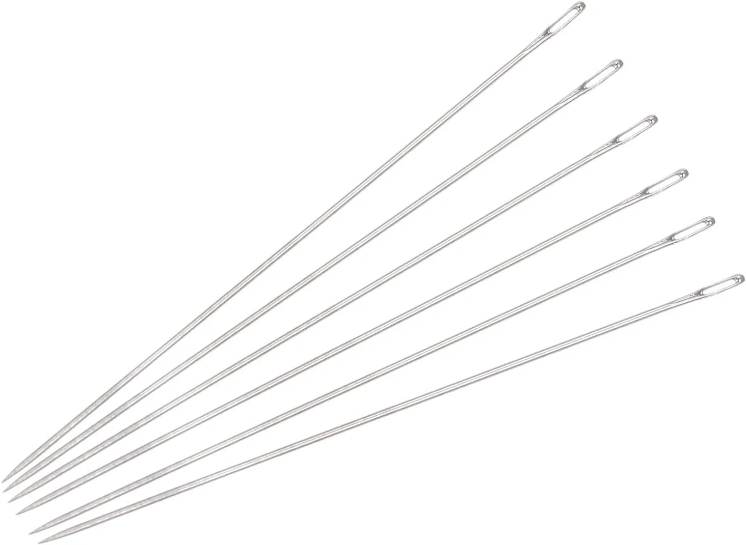 یوکسل 60 عدد سوزن مهرهدوزی نازک، بلند، صاف، نخهای گلدوزی استیل ضد زنگ 5.1 سانتیمتر یوکسل 60 عدد سوزن مهرهدوزی نازک، بلند، صاف، نخهای گلدوزی استیل ضد زنگ 5.1 سانتیمتر