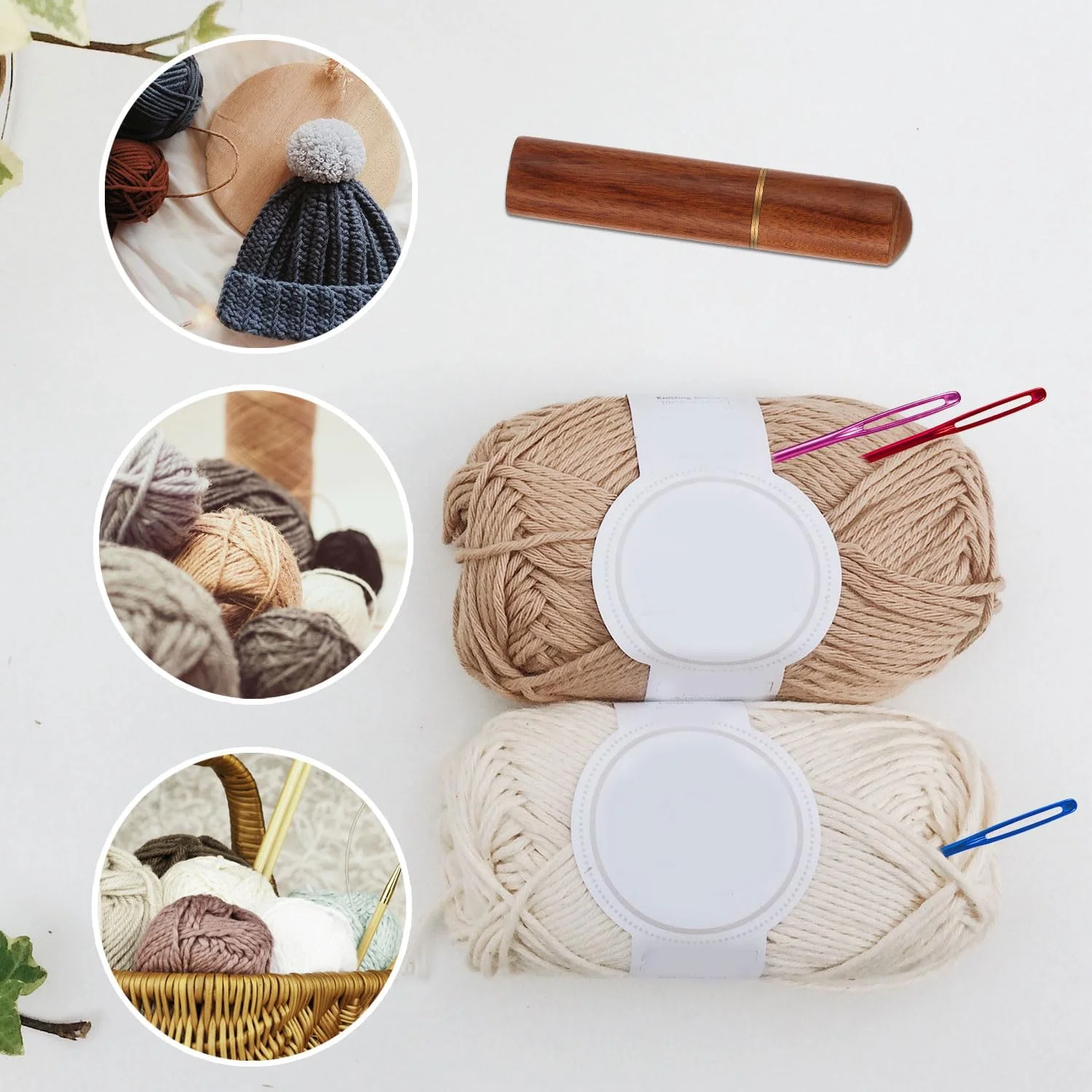 XIHIRCD ست 18 عددی سوزن های بافندگی دستی چشم بزرگ، کیت سوزن های خیاطی آلومینیومی چشم بزرگ با سوزن خمیده و سوزن کند و جعبه سوزن چوبی برای پروژه های لحاف دوزی، مهره دوزی، قلاب بافی برای نخ، کاموا و پشم XIHIRCD ست 18 عددی سوزن های بافندگی دستی چشم بزرگ، کیت سوزن های خیاطی آلومینیومی چشم بزرگ با سوزن خمیده و سوزن کند و جعبه سوزن چوبی برای پروژه های لحاف دوزی، مهره دوزی، قلاب بافی برای نخ، کاموا و پشم