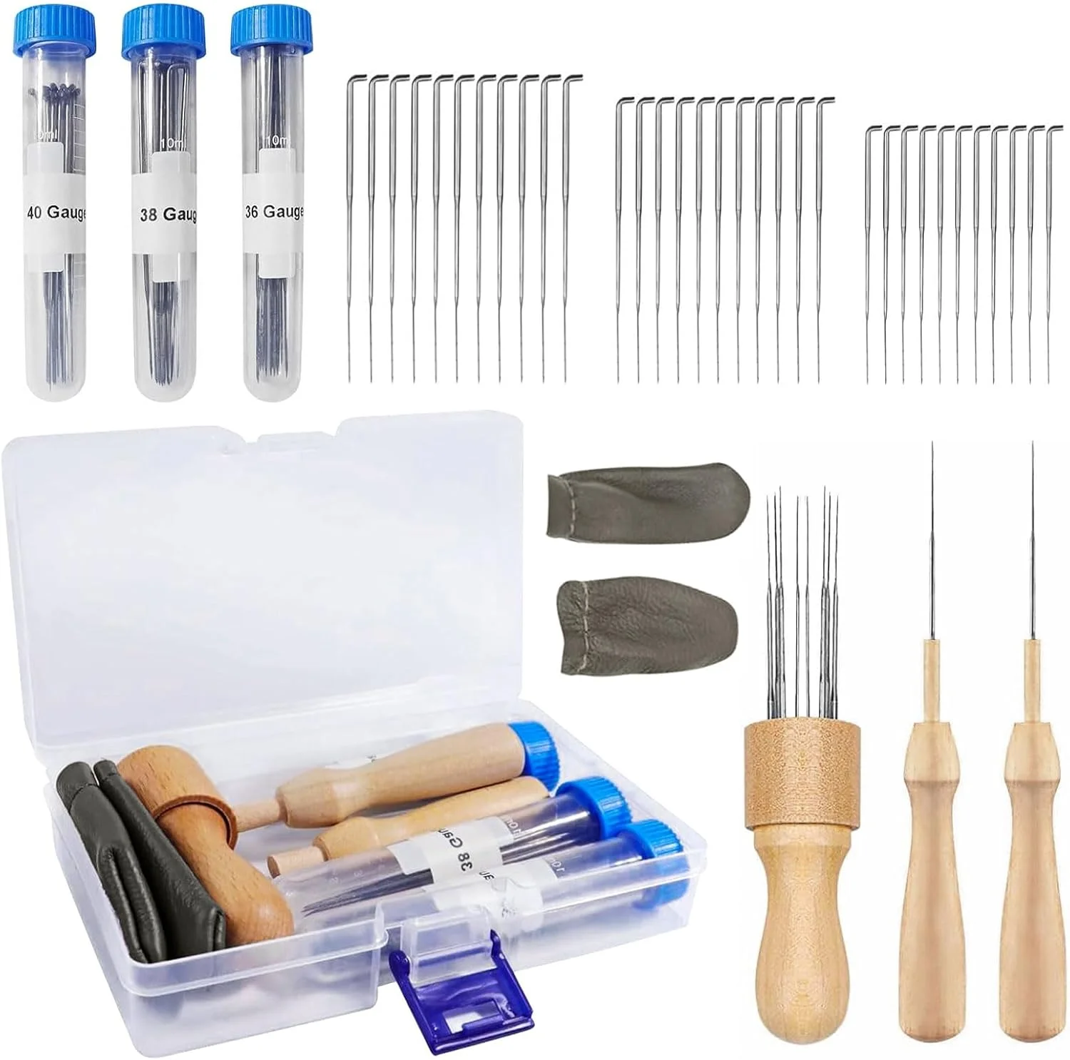 مجموعه سوزن نمد دوزی Zyluniy، شامل 36 سوزن نمد دوزی در 3 سایز مختلف، ست نمد برای صنایع دستی پشمی، ست شروع نمد دوزی، ست سوزن نمد برای نمد دوزی خشک، دسته سوزن نمدی ساخته شده از چوب، نمد دوزی پشمی، DIY مجموعه سوزن نمد دوزی Zyluniy، شامل 36 سوزن نمد دوزی در 3 سایز مختلف، ست نمد برای صنایع دستی پشمی، ست شروع نمد دوزی، ست سوزن نمد برای نمد دوزی خشک، دسته سوزن نمدی ساخته شده از چوب، نمد دوزی پشمی، DIY