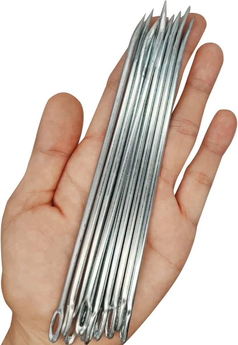 ZLYY سوزن بخیه زنی بسته بندی 10 عددی 6.3 اینچی، ابزار خیاطی برای دوخت کیسه گونی، کیسه گونی کنفی، خیاطی دستی ZLYY سوزن بخیه زنی بسته بندی 10 عددی 6.3 اینچی، ابزار خیاطی برای دوخت کیسه گونی، کیسه گونی کنفی، خیاطی دستی