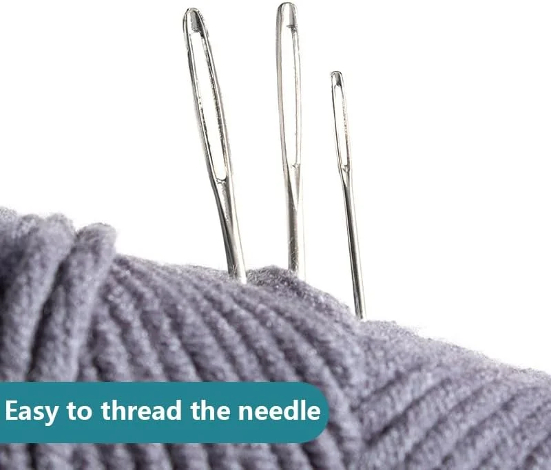 زوسیتا 50 عدد سوزن چشم بزرگ برای خیاطی دستی، سوزن های خیاطی در اندازه های مختلف برای گلدوزی خیاطی، 1 7/10 اینچ، 1 4/5 اینچ، 2 اینچ، 2 1/5 اینچ، 2 2/5 اینچ