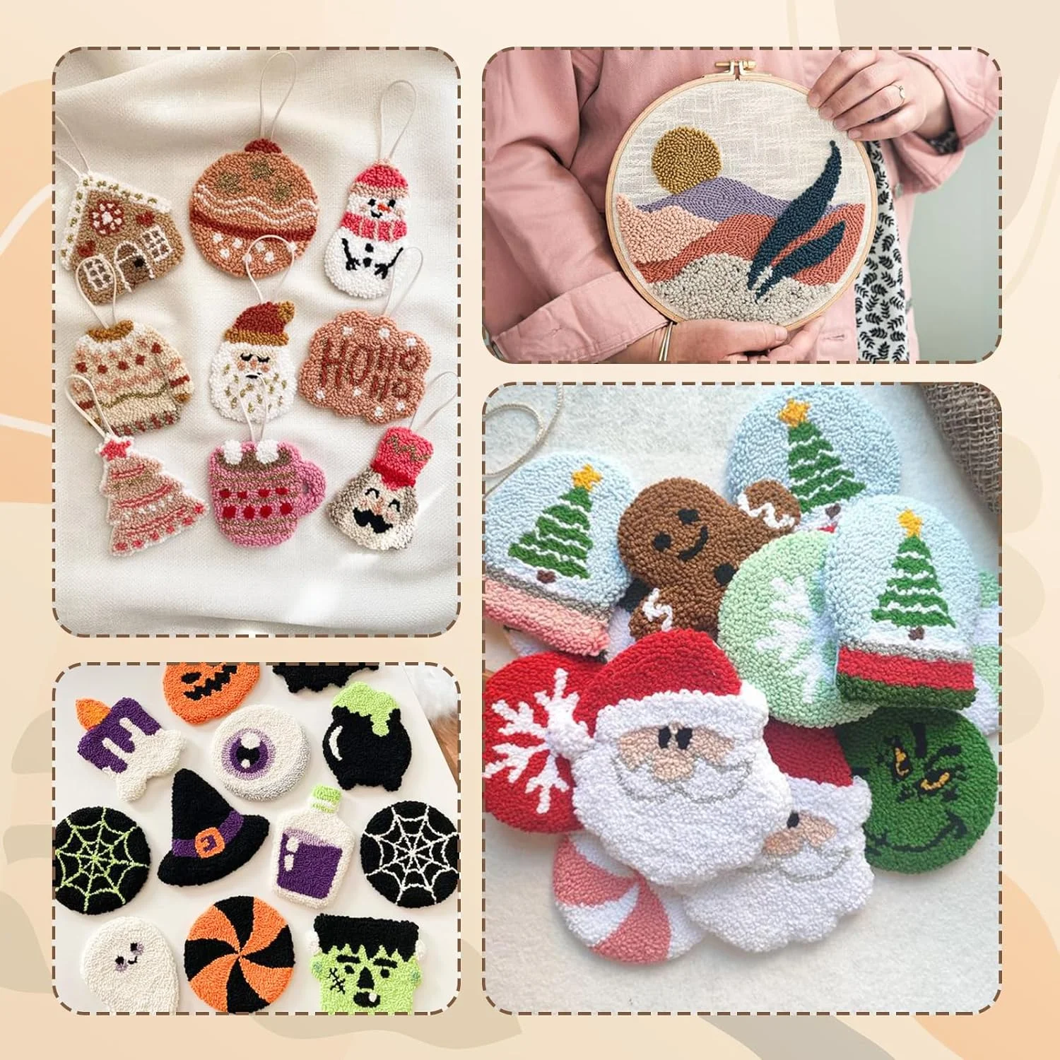 ست سوزن گلدوزی 19 تکه Zuaooz، سوزن پانچ دسته چوبی، سوزن های گلدوزی، پانچ پارچه، پارچه سوزن پانچ، برس ها، حلقه گلدوزی، پاسخگویی به نیازهای گلدوزی شما، مناسب برای مبتدیان. ست سوزن گلدوزی 19 تکه Zuaooz، سوزن پانچ دسته چوبی، سوزن های گلدوزی، پانچ پارچه، پارچه سوزن پانچ، برس ها، حلقه گلدوزی، پاسخگویی به نیازهای گلدوزی شما، مناسب برای مبتدیان.