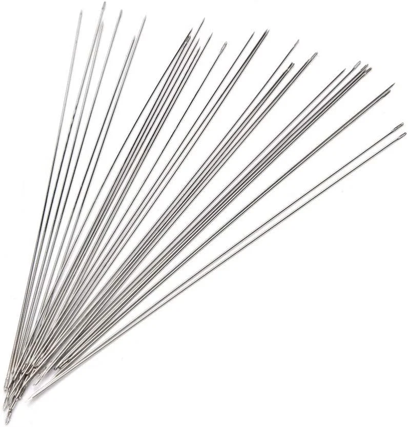 ZHONGJIUYUAN بسته 50 عددی سوزن های مهره زنی بلند عالی 0.65x230 میلی متر