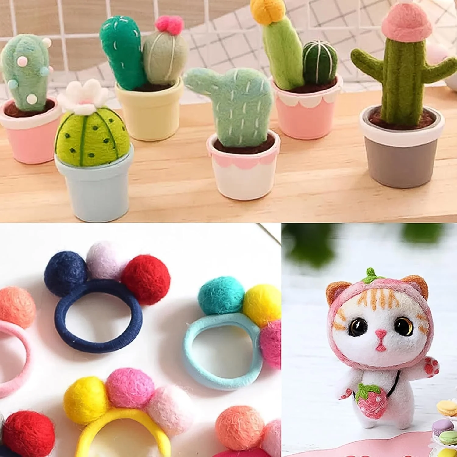 ست نمد دوزی YUDAWN، ست سوزن نمد دوزی 38 تکه، ست ابزار نمد دوزی پشمی، ست مبتدی نمد دوزی، لوازم جانبی نمد دوزی با پد فوم انگشتی و سوزن در 3 اندازه برای نمد دوزی خشک ست نمد دوزی YUDAWN، ست سوزن نمد دوزی 38 تکه، ست ابزار نمد دوزی پشمی، ست مبتدی نمد دوزی، لوازم جانبی نمد دوزی با پد فوم انگشتی و سوزن در 3 اندازه برای نمد دوزی خشک