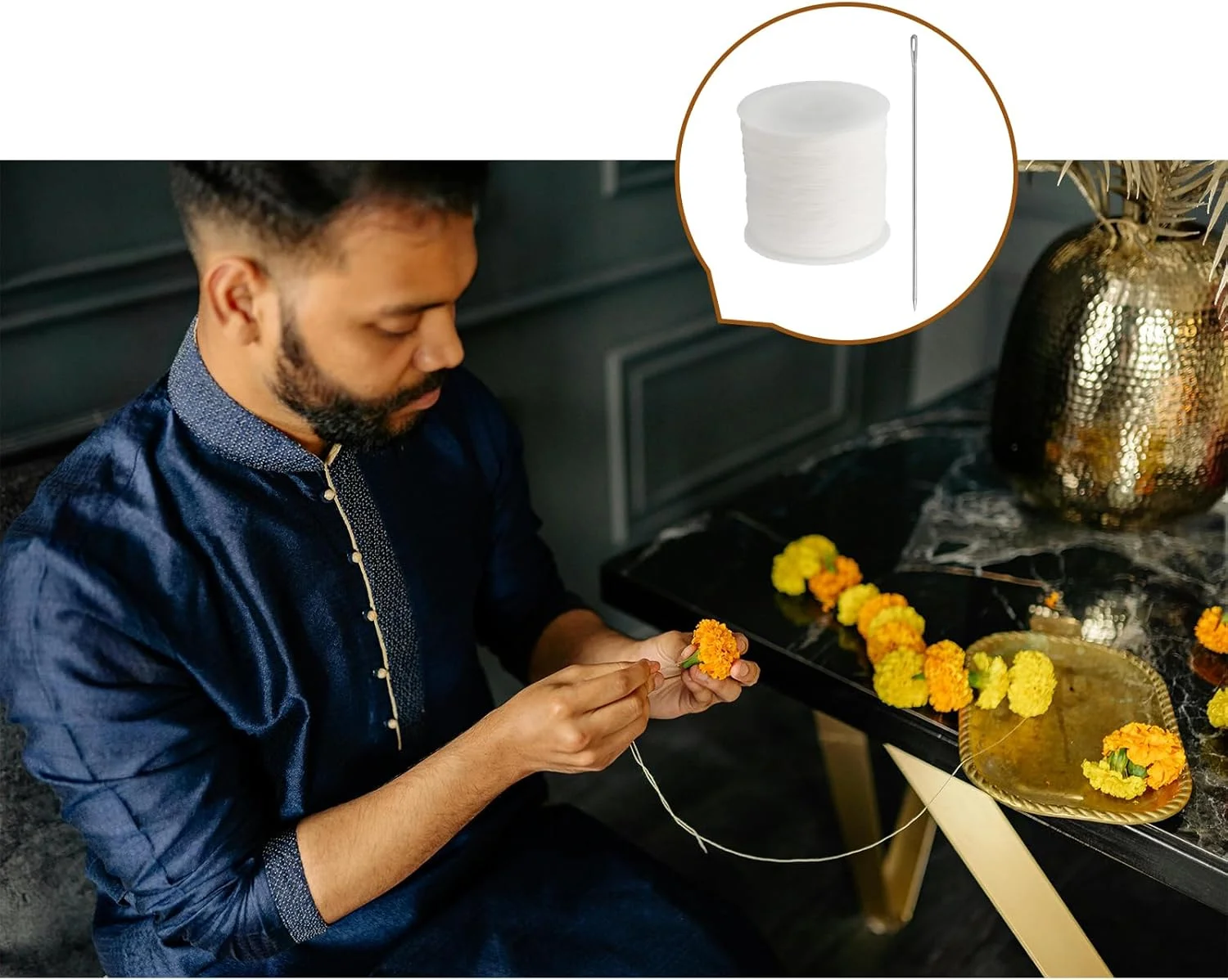 ست سوزن لی Wzttdm، 2 عدد سوزن خیاطی فوق العاده بلند 14 اینچی، 4 رول نخ سوزن لی، 1 عدد لوله نگهداری سوزن لی، سوزن های بلند اثاثه یا لوازم داخلی برای ساخت گل لی فارغ التحصیلی هاوایی مالایی DIY ست سوزن لی Wzttdm، 2 عدد سوزن خیاطی فوق العاده بلند 14 اینچی، 4 رول نخ سوزن لی، 1 عدد لوله نگهداری سوزن لی، سوزن های بلند اثاثه یا لوازم داخلی برای ساخت گل لی فارغ التحصیلی هاوایی مالایی DIY