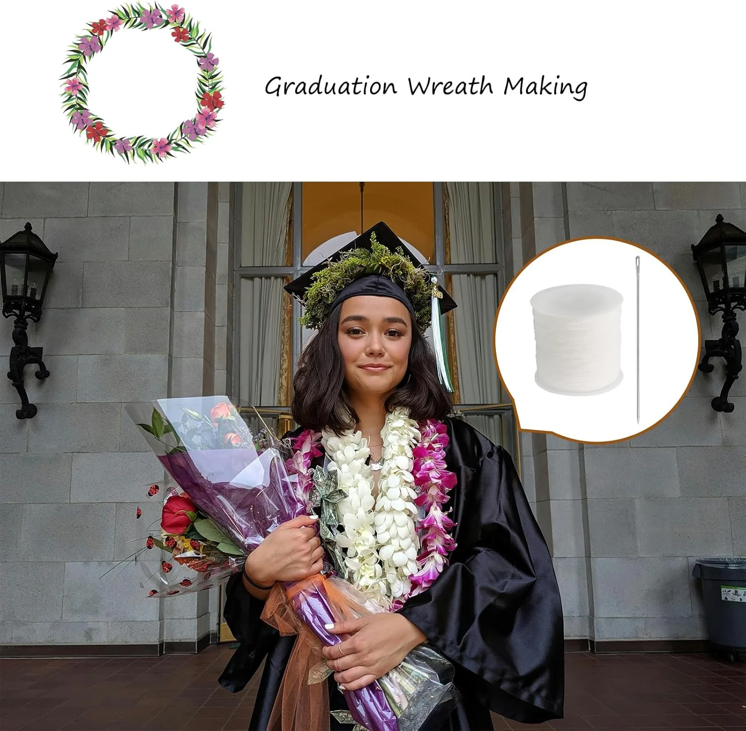 ست سوزن لی Wzttdm، 2 عدد سوزن خیاطی فوق العاده بلند 14 اینچی، 4 رول نخ سوزن لی، 1 عدد لوله نگهداری سوزن لی، سوزن های بلند اثاثه یا لوازم داخلی برای ساخت گل لی فارغ التحصیلی هاوایی مالایی DIY ست سوزن لی Wzttdm، 2 عدد سوزن خیاطی فوق العاده بلند 14 اینچی، 4 رول نخ سوزن لی، 1 عدد لوله نگهداری سوزن لی، سوزن های بلند اثاثه یا لوازم داخلی برای ساخت گل لی فارغ التحصیلی هاوایی مالایی DIY