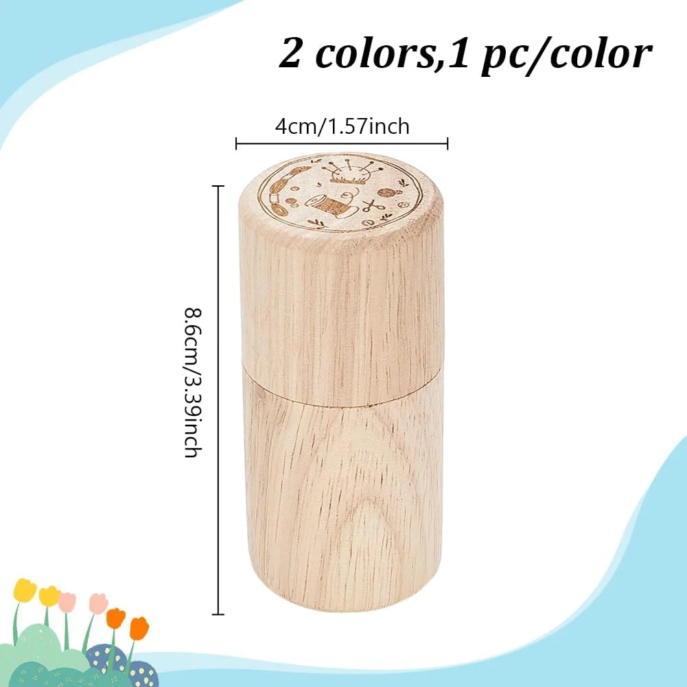 جعبه سوزن خیاطی WEBEEDY با ظرفیت بالا، قابل حمل، با 24 سوزن گلدوزی برای خیاطی و گلدوزی، 8.6 x 4 سانتی متر (صورتی، سبز)