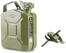 گالن فلزی 5 لیتری سبز KNP Jerry Can Litre، یک راه حل قابل اعتماد، بادوام و کاربرپسند برای ذخیره سازی و حمل و نقل سوخت در مقیاس کوچک است. گالن فلزی 5 لیتری سبز KNP Jerry Can Litre، یک راه حل قابل اعتماد، بادوام و کاربرپسند برای ذخیره سازی و حمل و نقل سوخت در مقیاس کوچک است.
