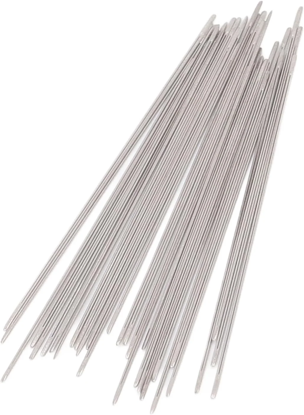 سوزن های مهره دوزی چشم بزرگ VELATEMOR، 30 عددی، سوزن های مهره ای با چشم بزرگ و نخ کشی آسان، فولاد ضد زنگ، ابزار صنایع دستی برای ساخت جواهرات، مهره های کمر، دستبند، گردنبند، آویز