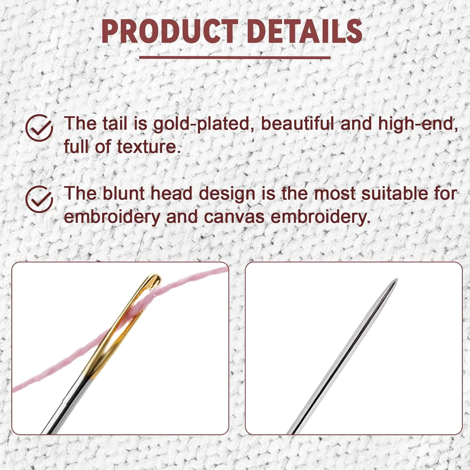 ویوا ویسدوم 15 عدد سوزن کوبلن دوزی، سوزن های چشم بزرگ برای خیاطی دستی، سوزن نوک گرد گیج 22 و 24 و 26، سوزن های گلدوزی استیل ضد زنگ محکم DIY ویوا ویسدوم 15 عدد سوزن کوبلن دوزی، سوزن های چشم بزرگ برای خیاطی دستی، سوزن نوک گرد گیج 22 و 24 و 26، سوزن های گلدوزی استیل ضد زنگ محکم DIY