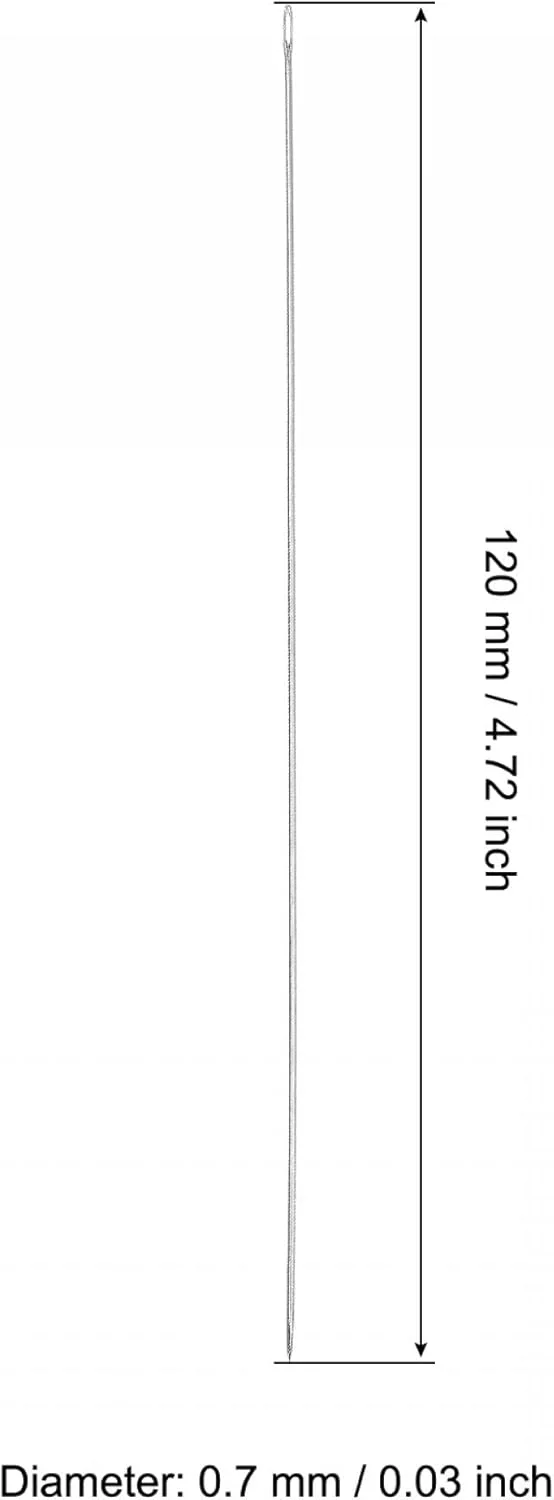 سوزن مهره دوزی یوکسل، ظریف، نازک، بلند، مستقیم، نخ های گلدوزی، استیل ضد زنگ، 4.72 اینچ، قطر سیم 0.03 اینچ، 100 عدد سوزن مهره دوزی یوکسل، ظریف، نازک، بلند، مستقیم، نخ های گلدوزی، استیل ضد زنگ، 4.72 اینچ، قطر سیم 0.03 اینچ، 100 عدد
