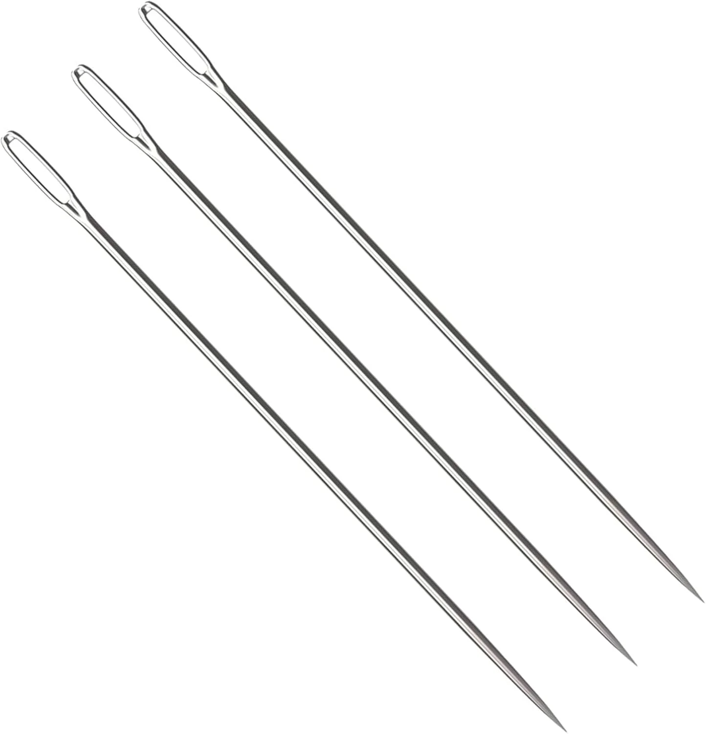 سوزن روکش دوزی، 3 عدد سوزن خیاطی 12 اینچی با چشم بزرگ 3 میلی متری، سوزن رفو ظریف، مناسب برای پروژه های صنایع دستی خیاطی دستی خانگی، عروسک سازی، تافتينگ، سوزن های خیاطی دستی سوزن روکش دوزی، 3 عدد سوزن خیاطی 12 اینچی با چشم بزرگ 3 میلی متری، سوزن رفو ظریف، مناسب برای پروژه های صنایع دستی خیاطی دستی خانگی، عروسک سازی، تافتينگ، سوزن های خیاطی دستی