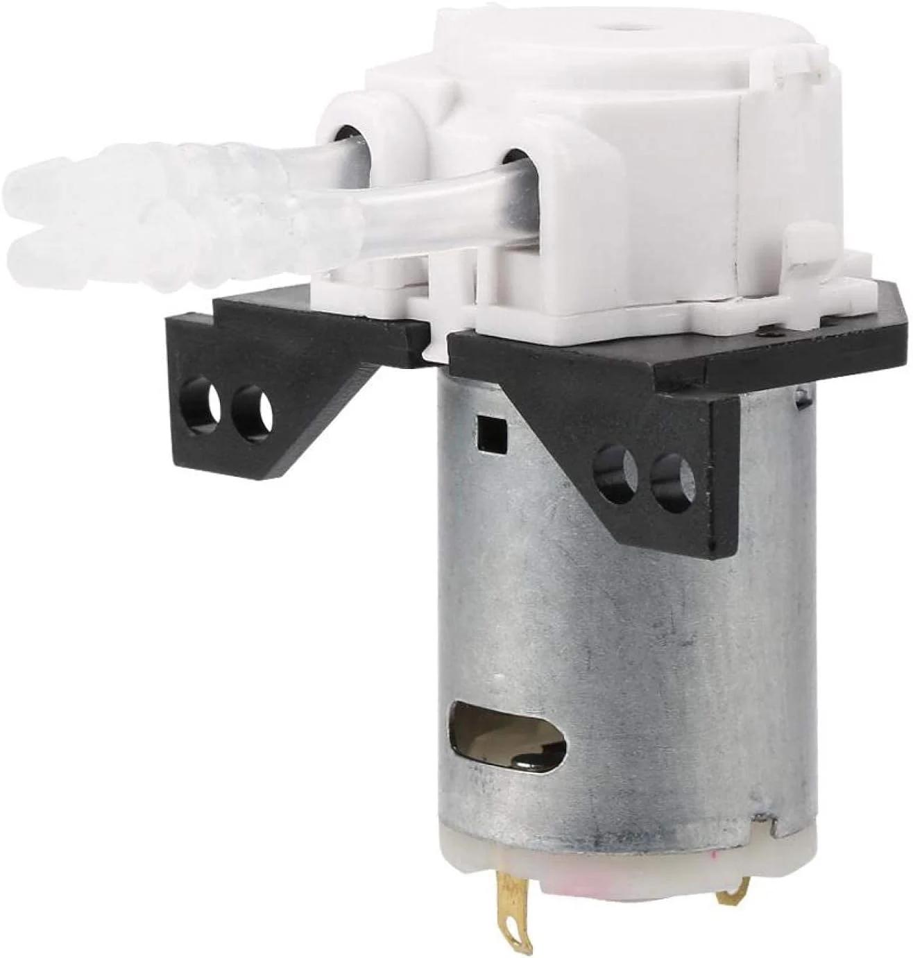 پمپ دوزینگ DC12V/24V، پمپ پریستالتیک، هد لوله پریستالتیک DIY برای تجزیه و تحلیل شیمیایی آزمایشگاهی آکواریوم (سفید2)