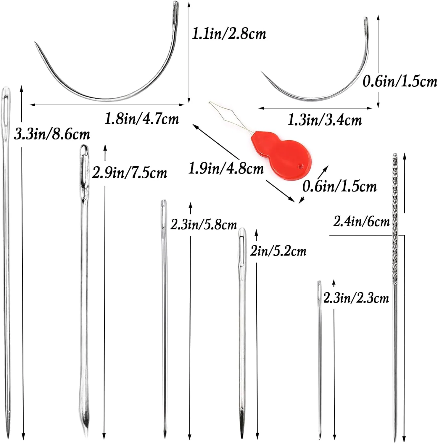 مجموعه ابزار 26 عددی رفع نخ کشیدگی، سوزن تعمیر نخ کشیدگی + سوزن دستی ضخیم + سوزن نخ کن، ابزار تعمیر بافت پارچه چرمی، سوزن دوخت برای لباس های بافتنی، پارچه های پرده ای مجموعه ابزار 26 عددی رفع نخ کشیدگی، سوزن تعمیر نخ کشیدگی + سوزن دستی ضخیم + سوزن نخ کن، ابزار تعمیر بافت پارچه چرمی، سوزن دوخت برای لباس های بافتنی، پارچه های پرده ای